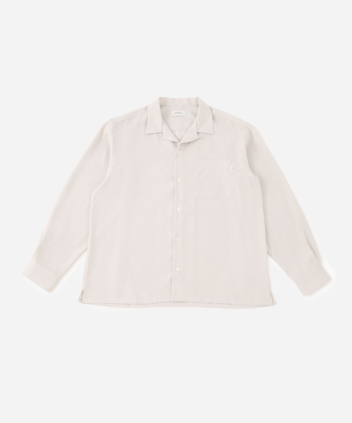 Marco Peach Skin Open Collar LS Shirt