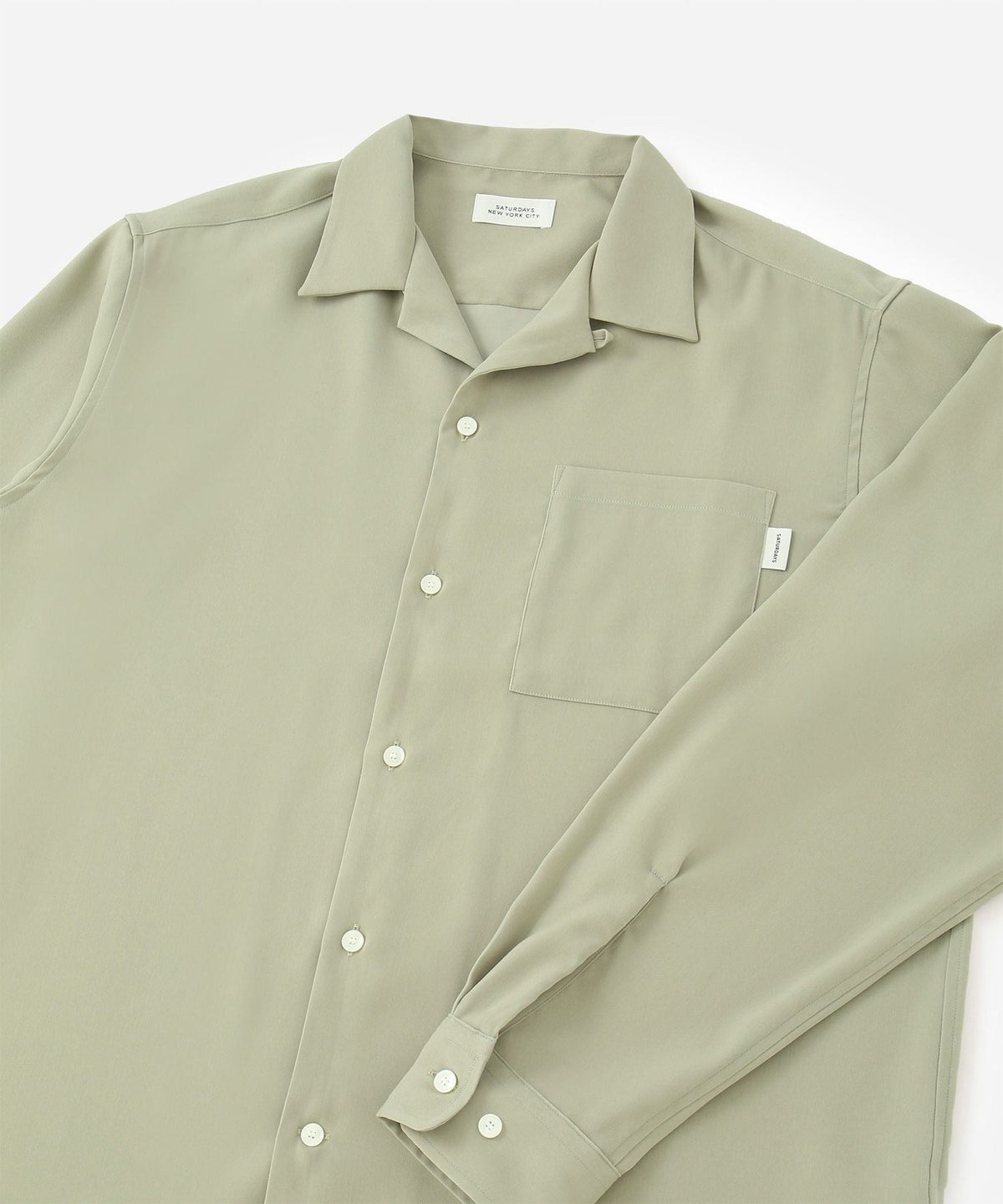 Marco Peach Skin Open Collar LS Shirt