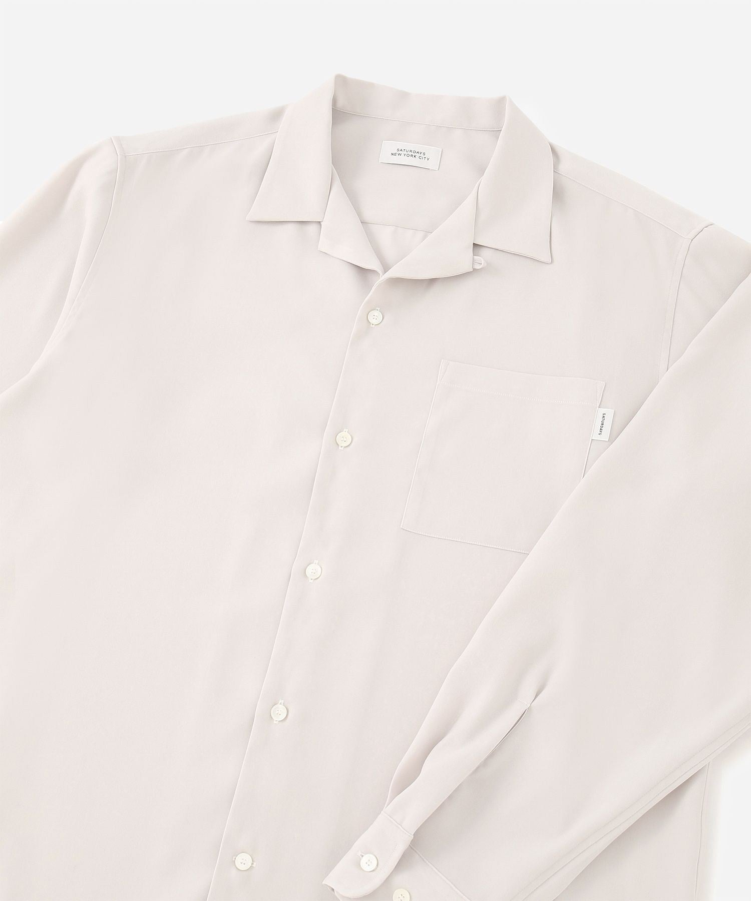Marco Peach Skin Open Collar LS Shirt