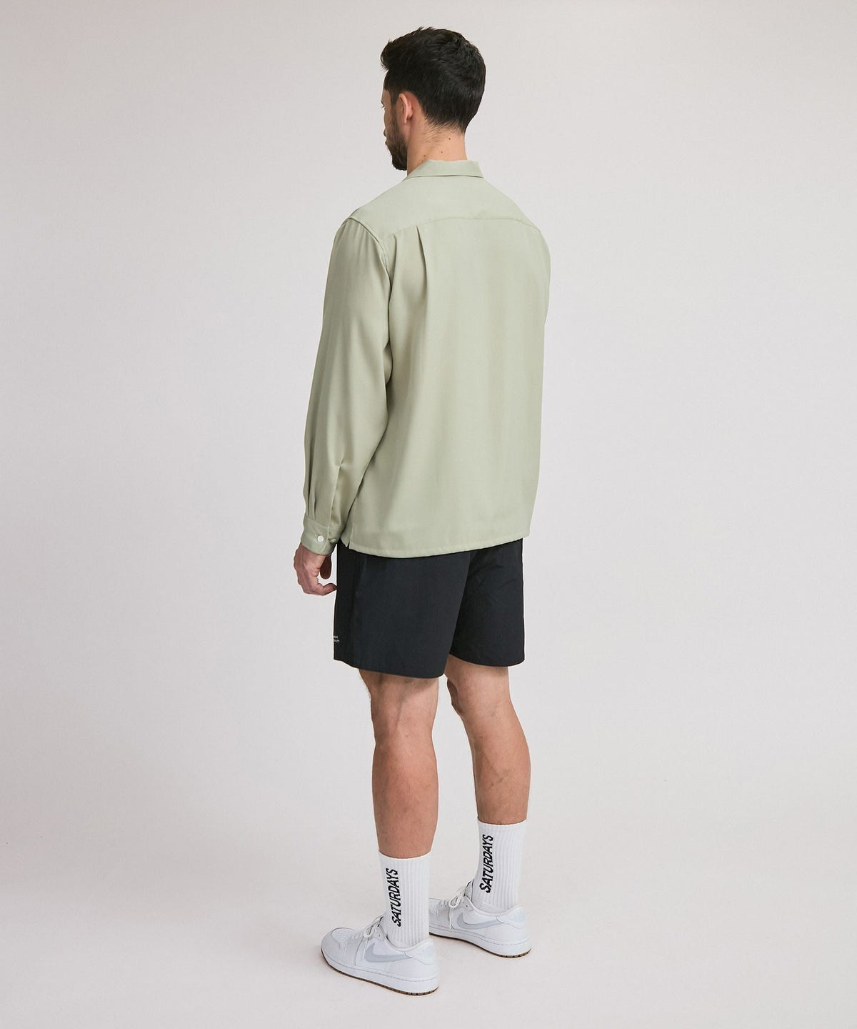 Marco Peach Skin Open Collar LS Shirt