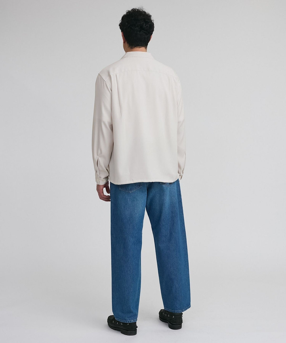 Marco Peach Skin Open Collar LS Shirt