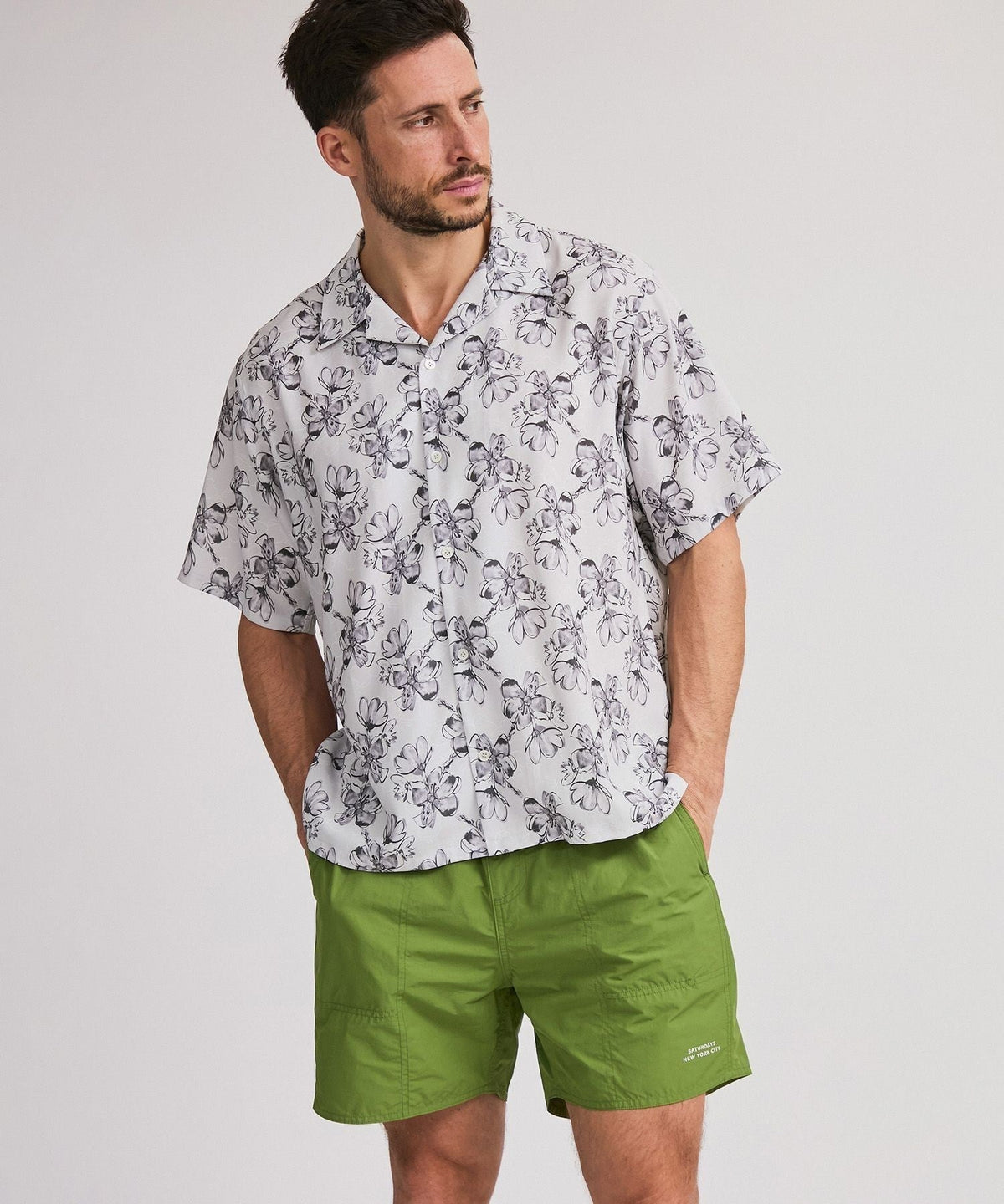 Canty Floral Print SS Shirt