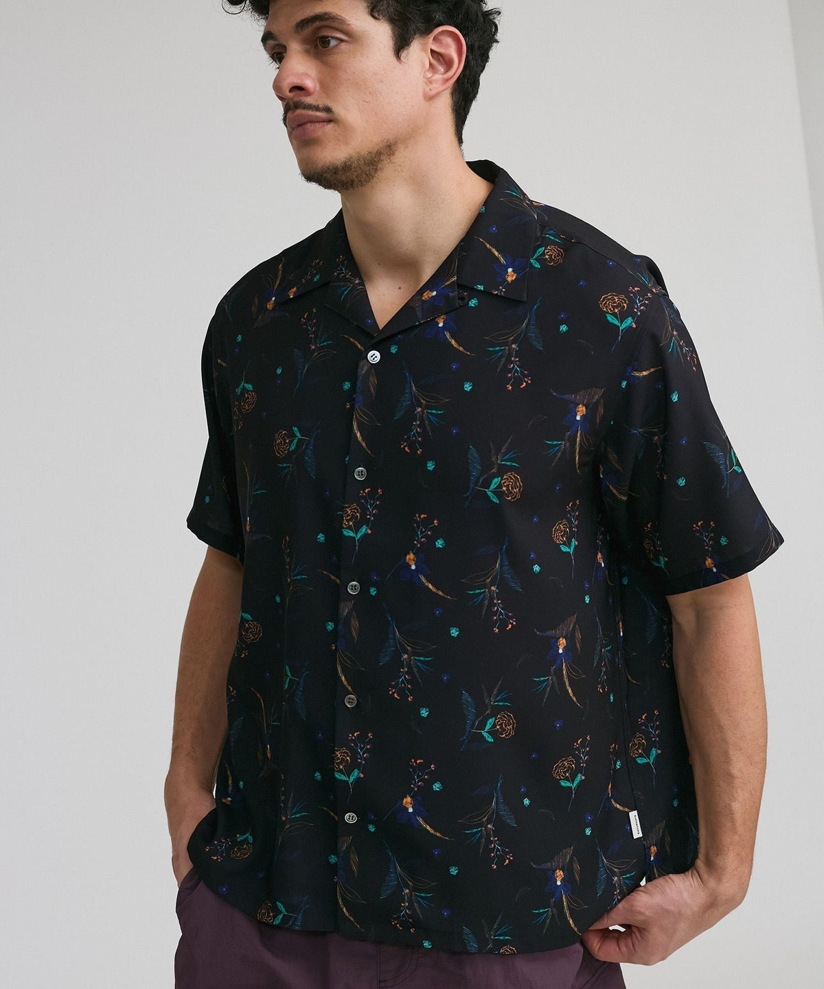 Canty Floral Print SS Shirt