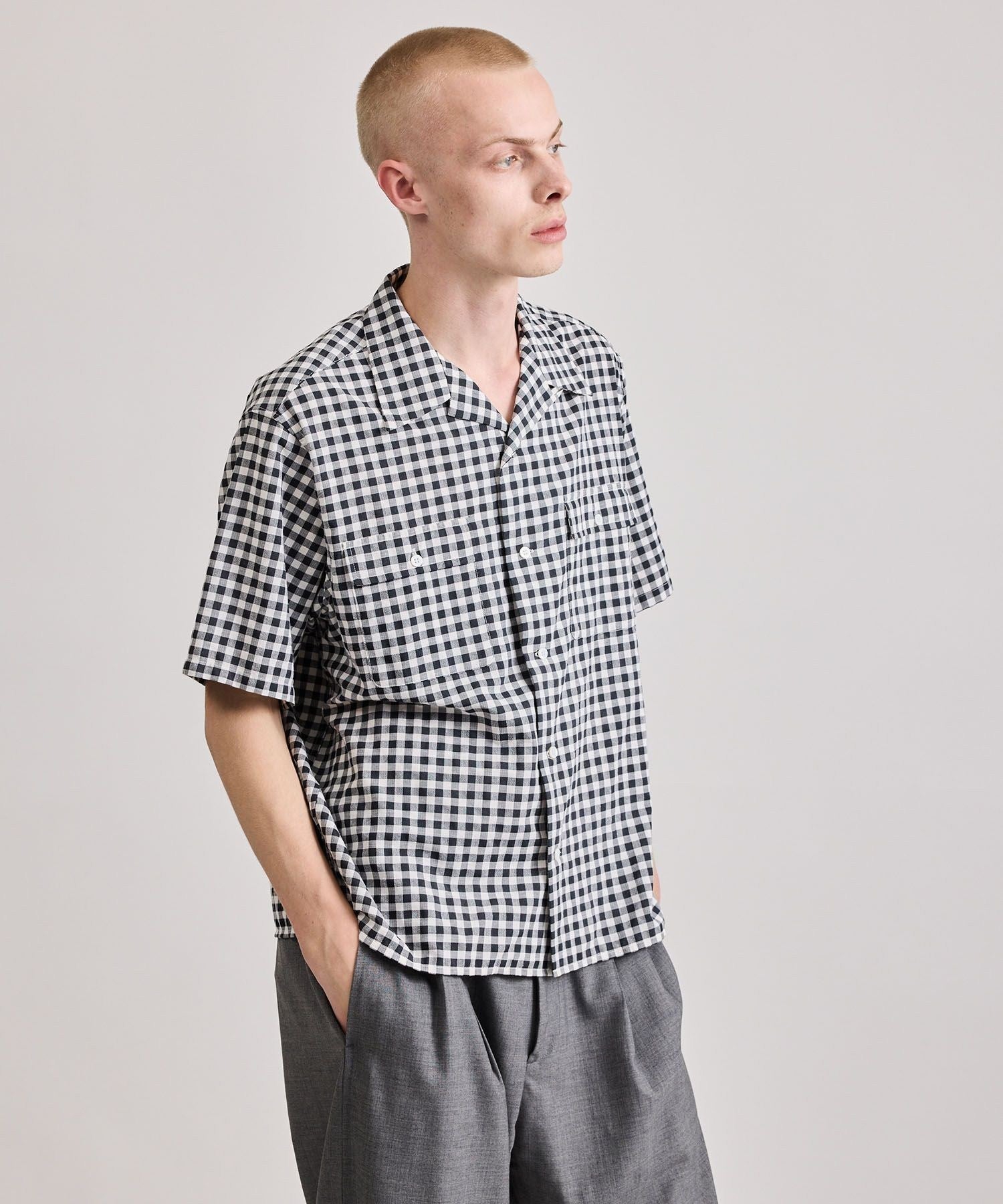 Hester Gingham Check SS Shirt | Saturdays NYC Japan