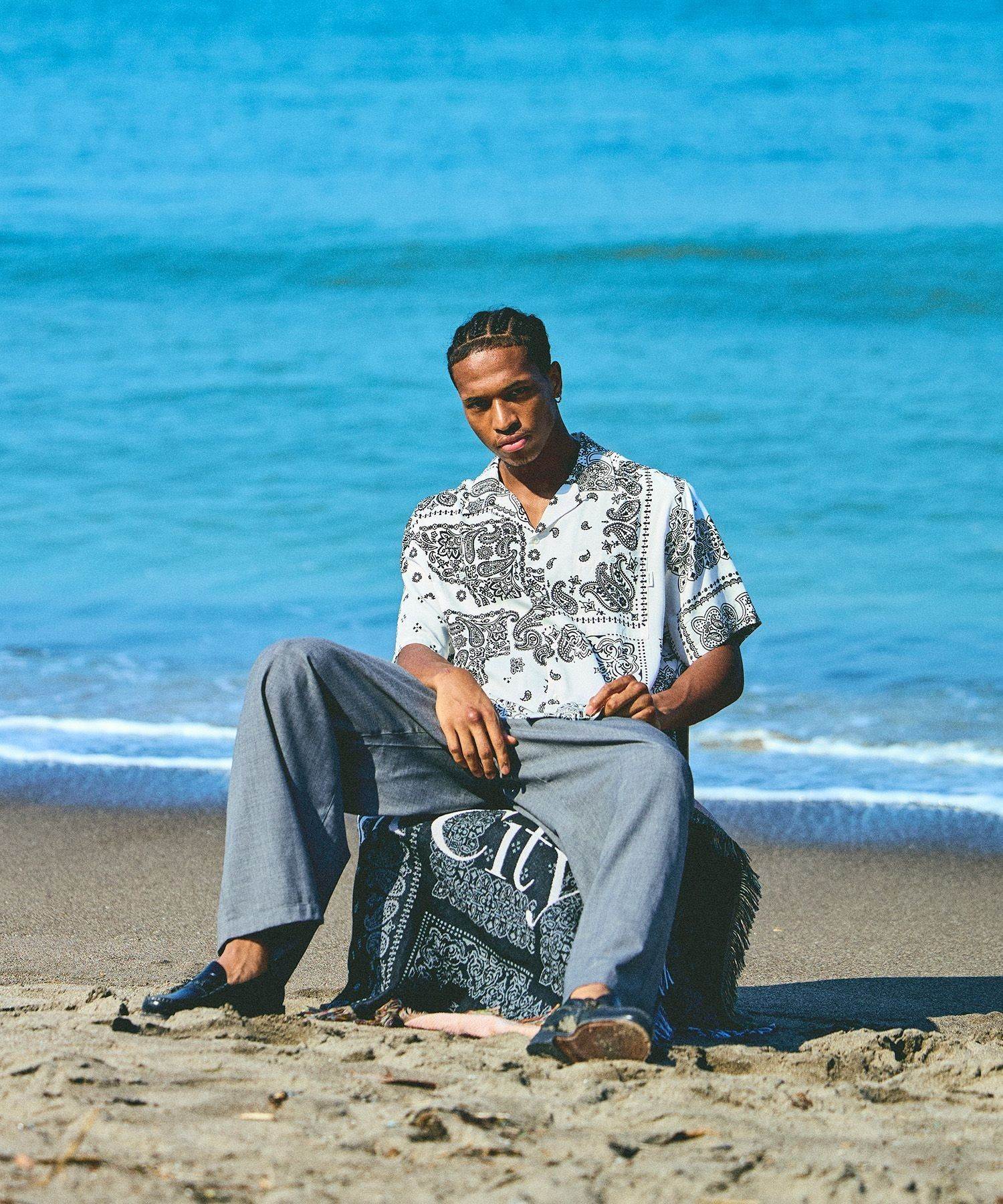MIYAGIHIDETAKA x Saturdays NYC Bandana SS shirt | Saturdays NYC Japan