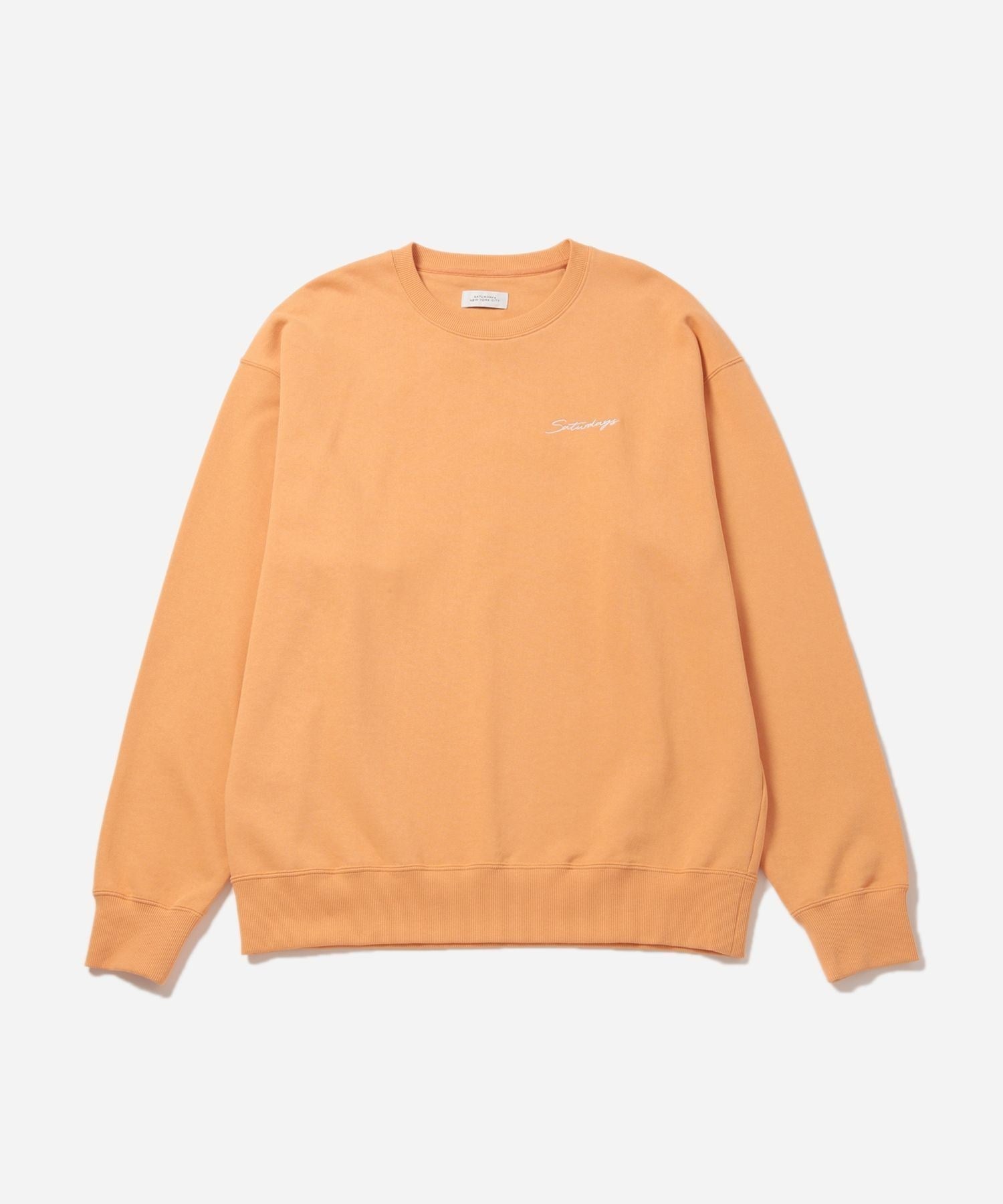 Saturdays NYC　Bowery Script EMB Crew Bowery Script Emb Sweatshirt | Saturdays NYC Japan