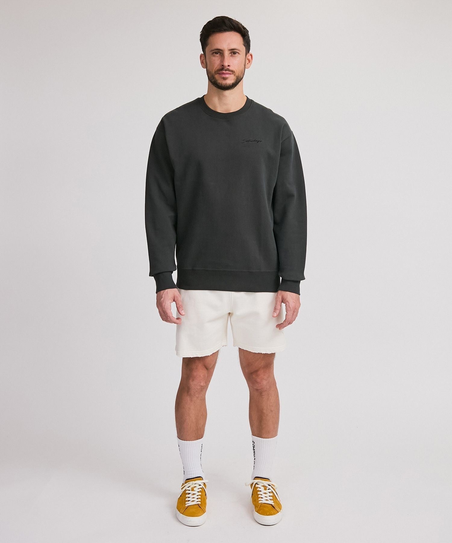 Bowery Script Emb Sweatshirt