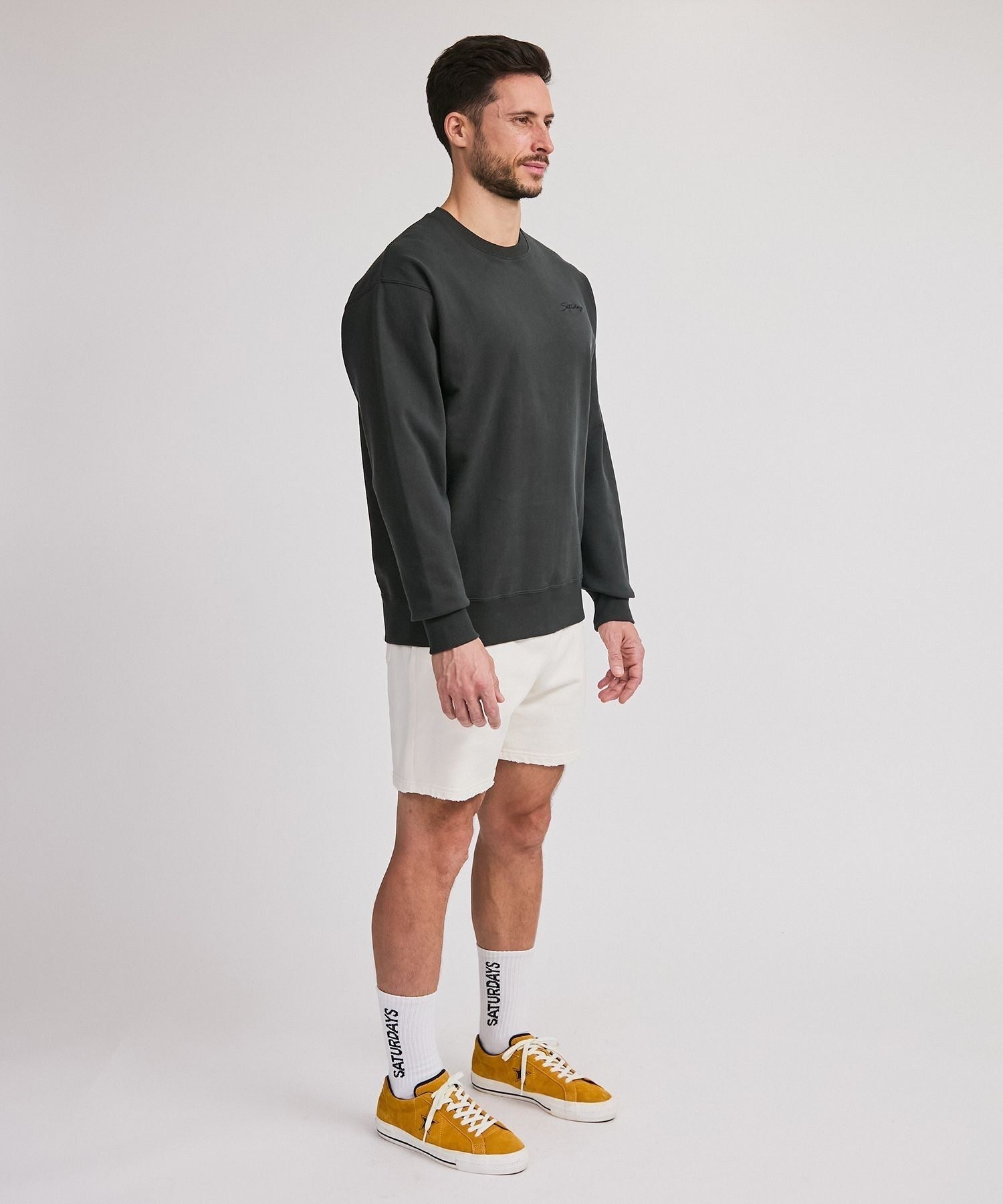 Bowery Script Emb Sweatshirt