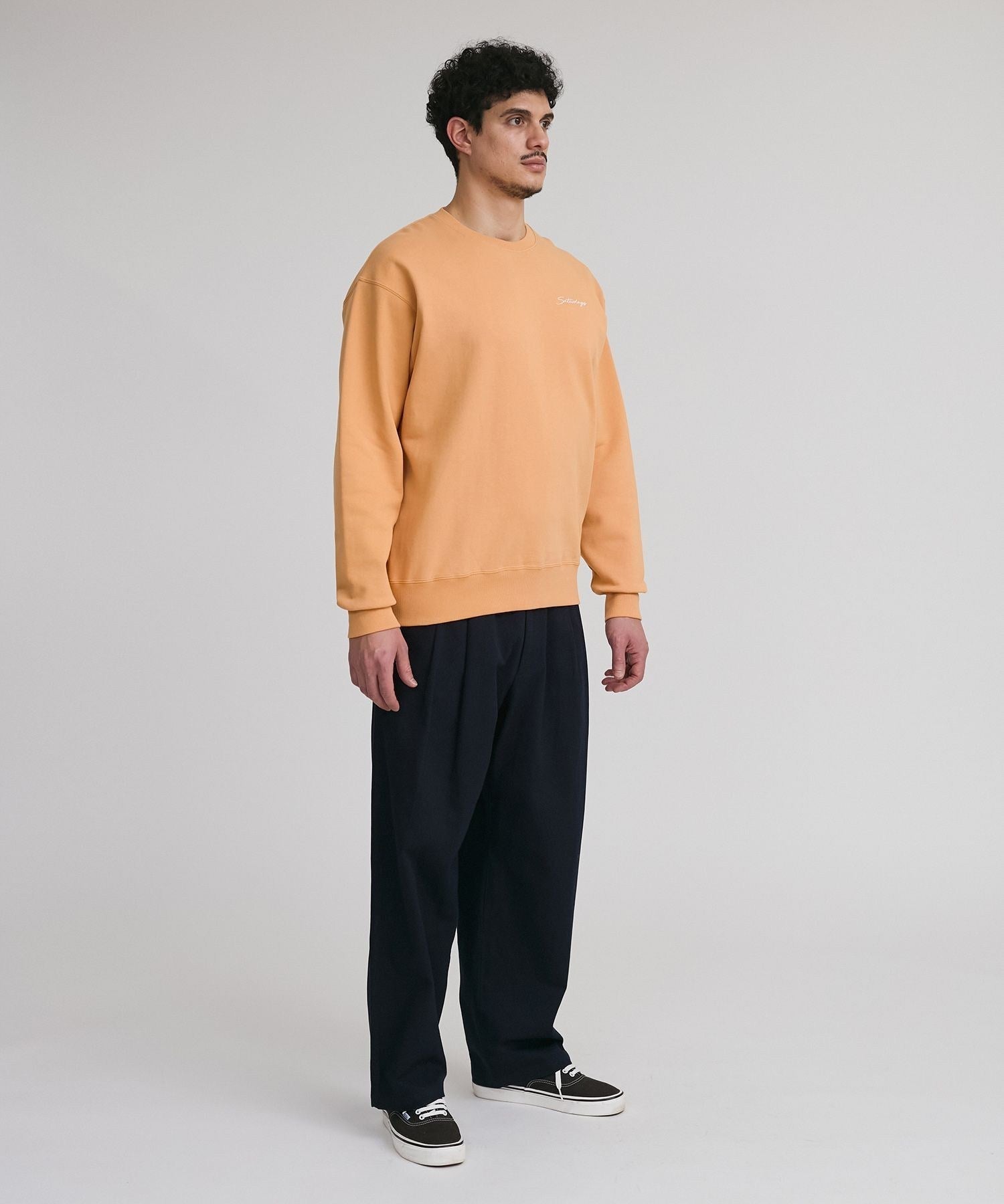 Bowery Script Emb Sweatshirt