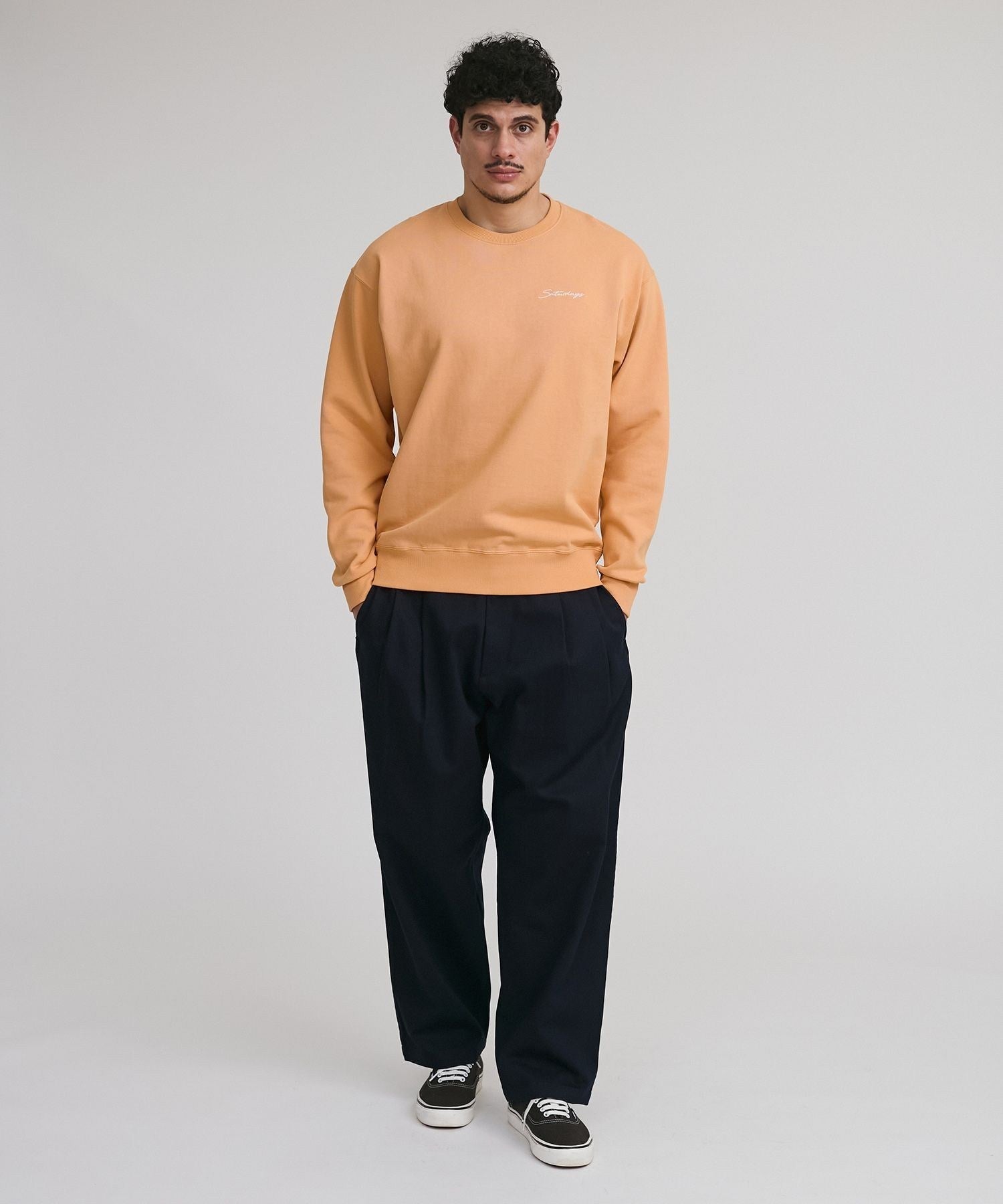 Bowery Script Emb Sweatshirt