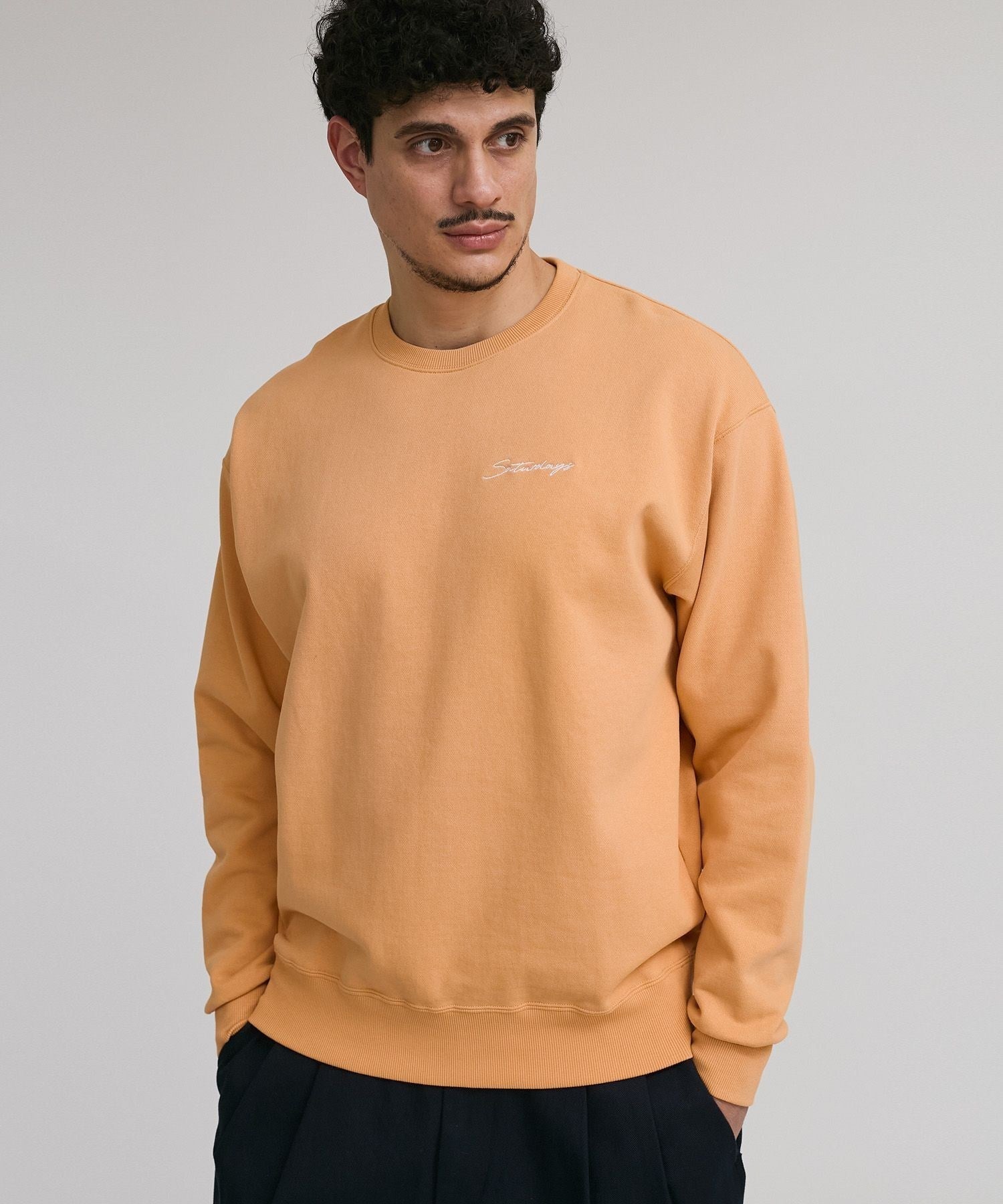 Bowery Script Emb Sweatshirt