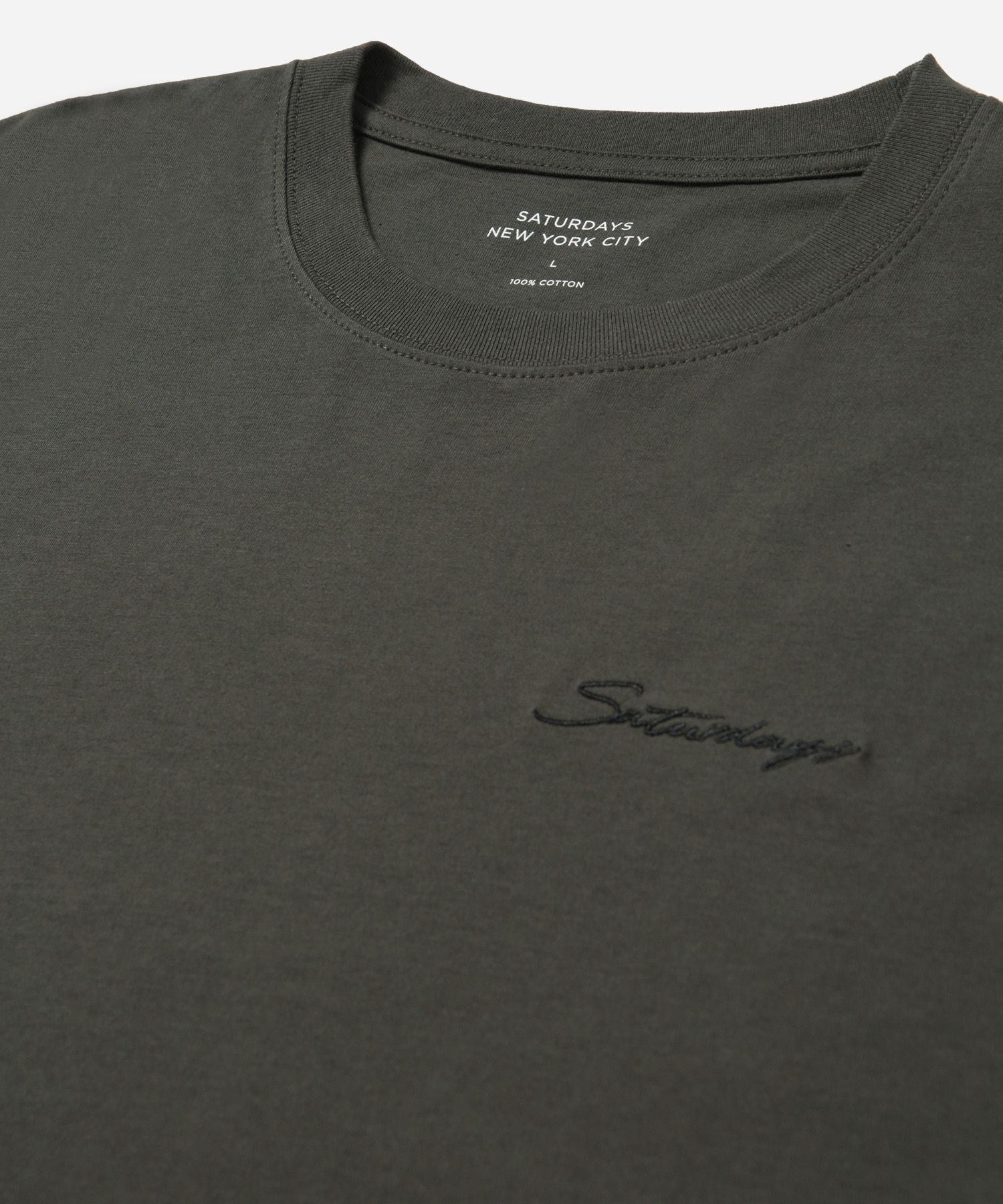 Script Emb SS Tee