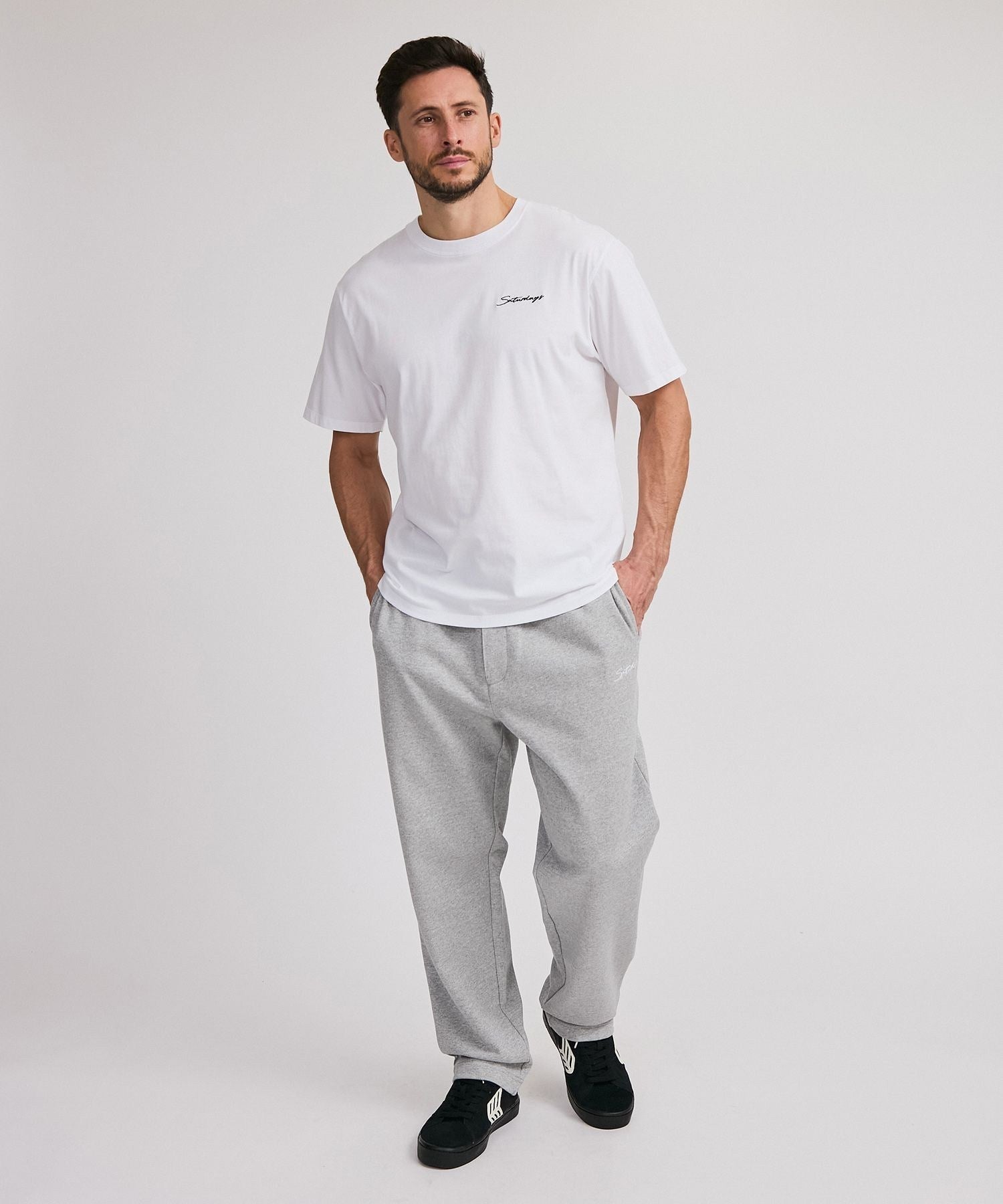 Script Emb SS Tee