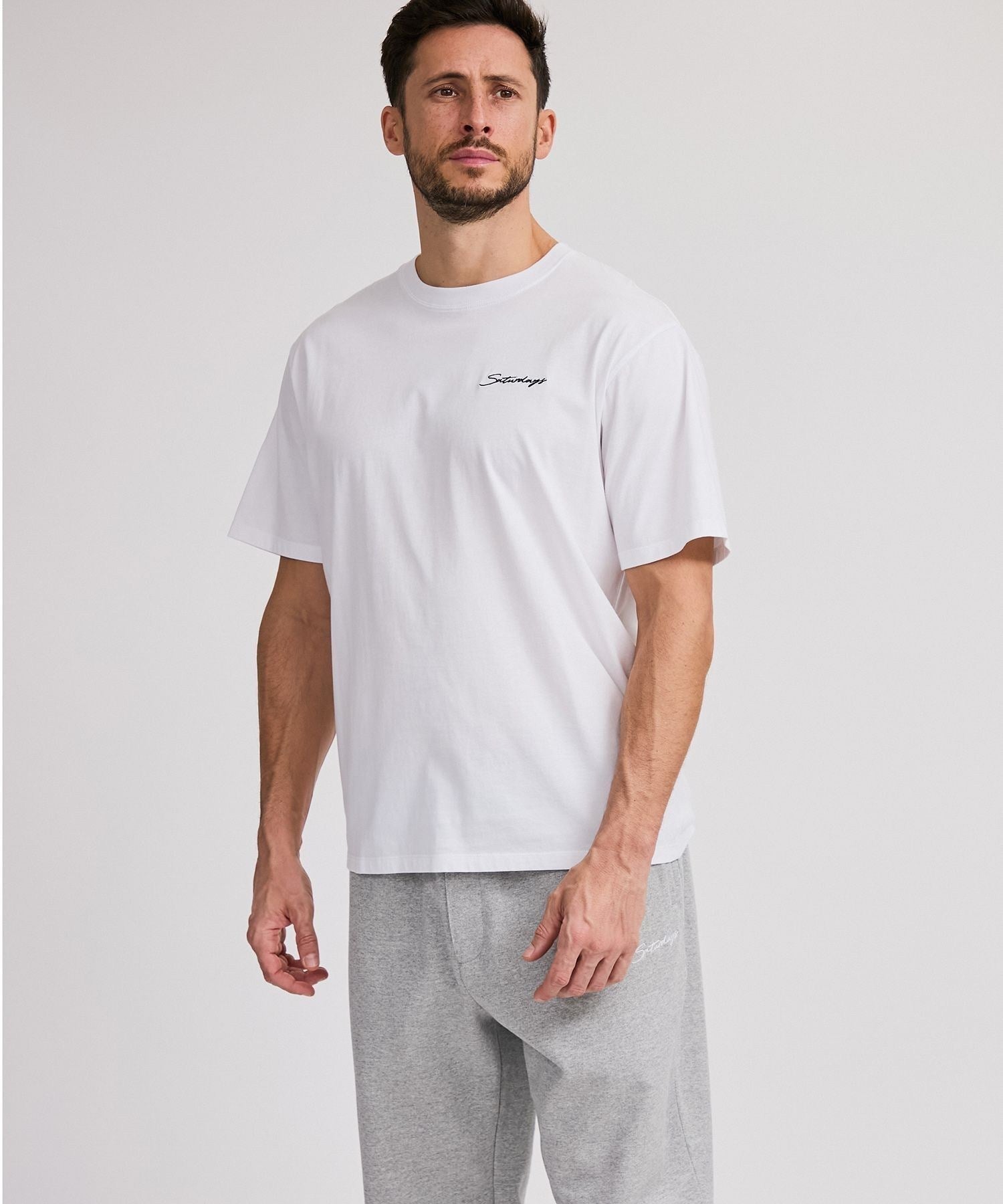 Script Emb SS Tee