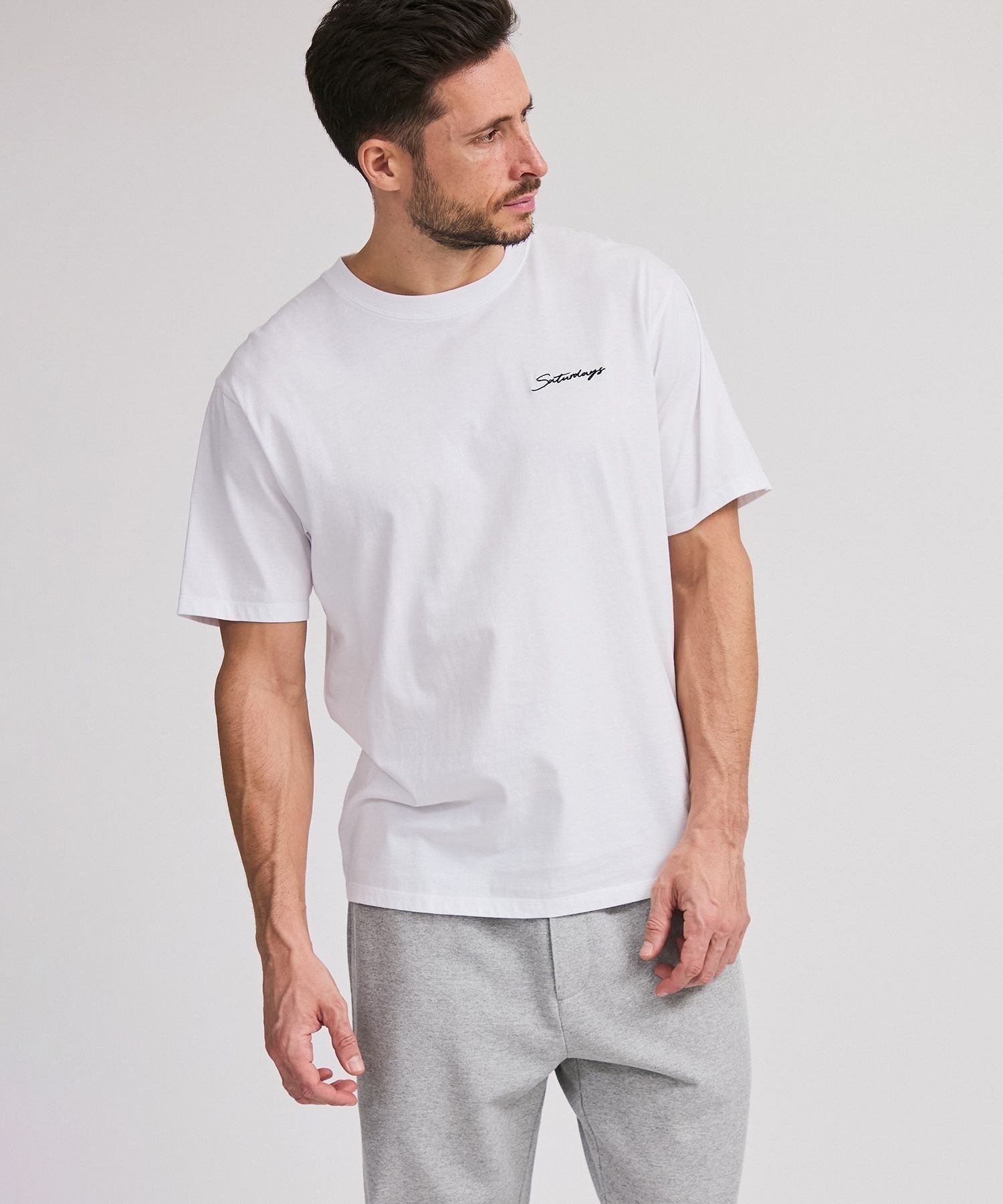 Script Emb SS Tee