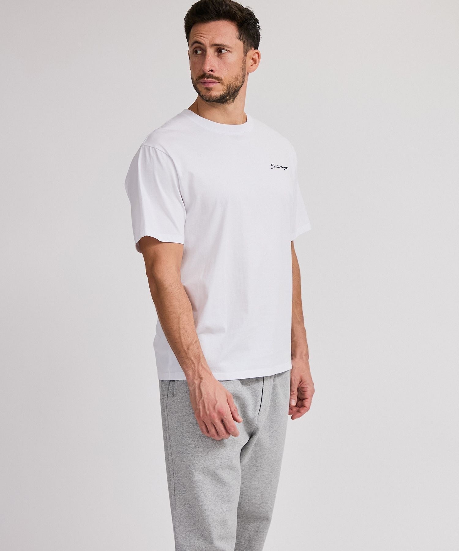 Script Emb SS Tee