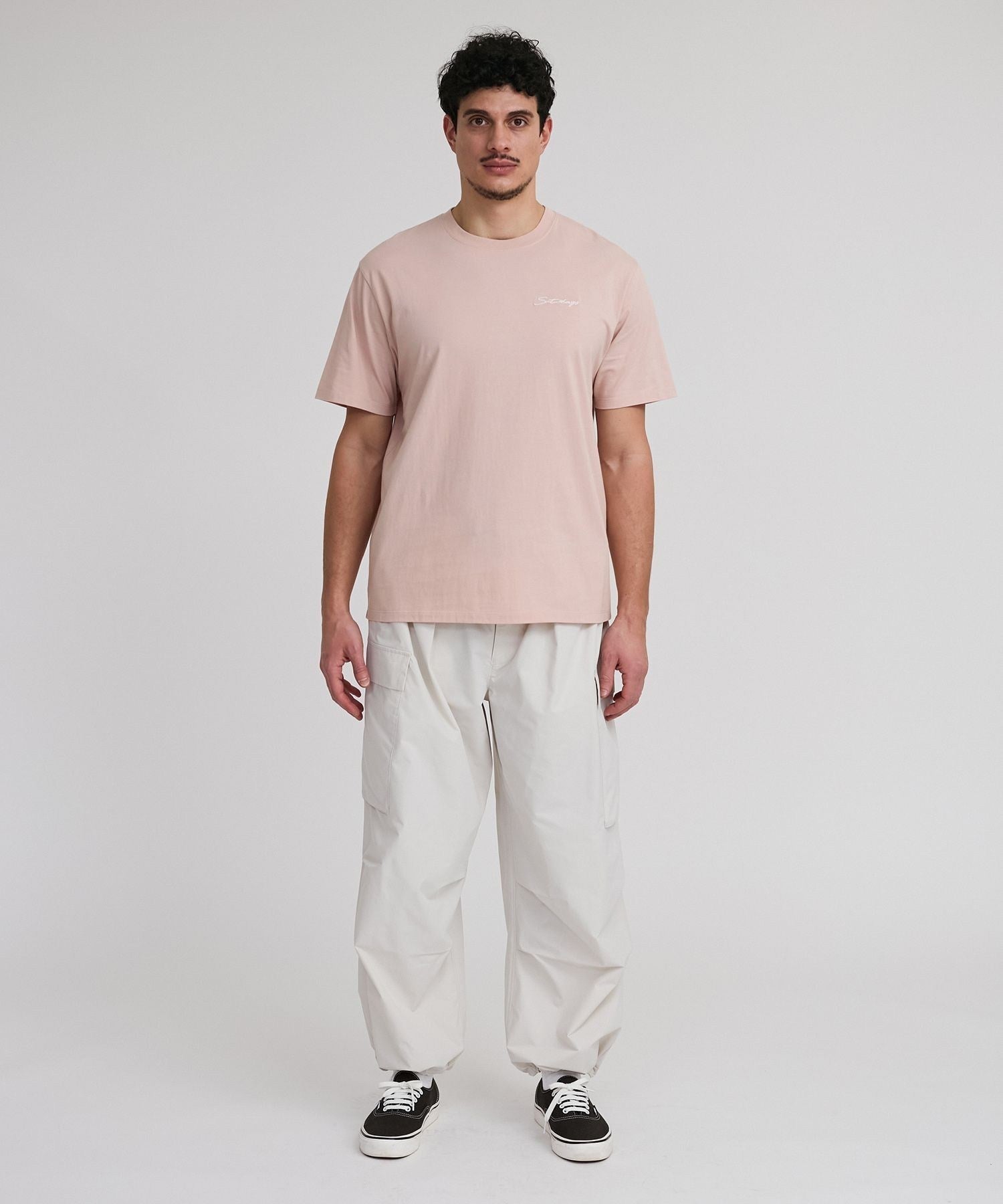 Script Emb SS Tee