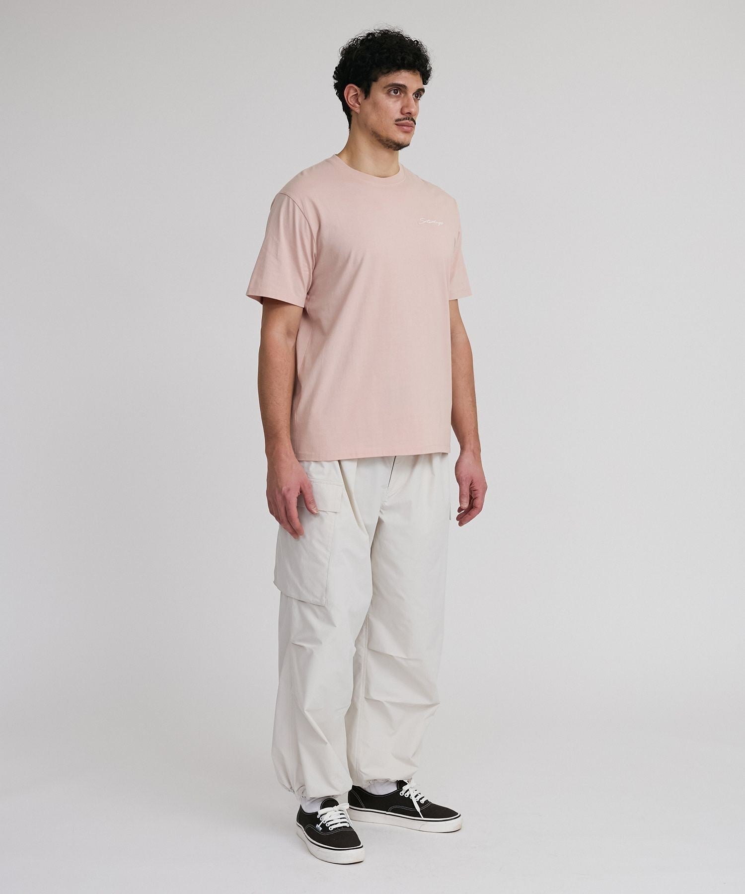 Script Emb SS Tee