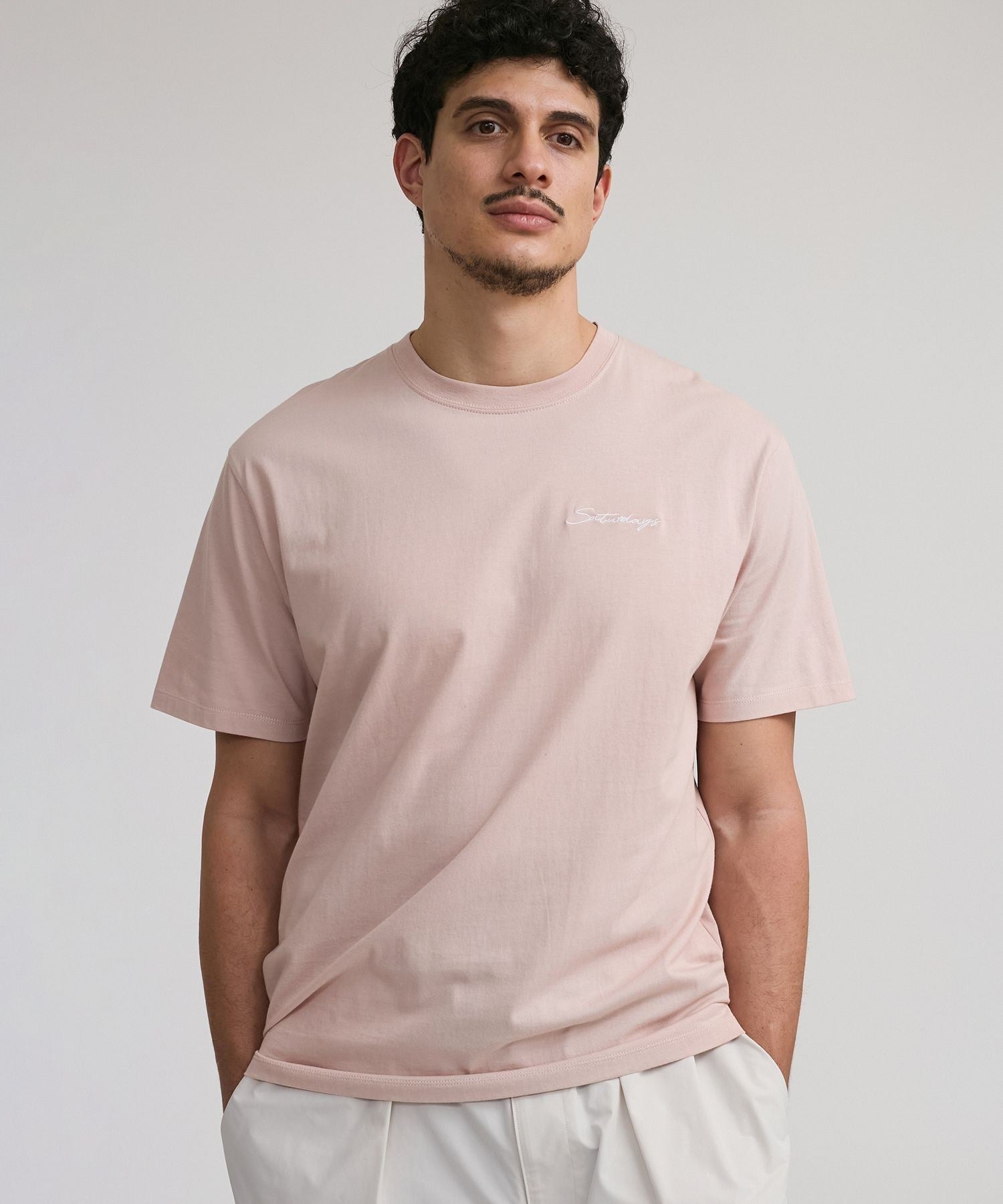 Script Emb SS Tee