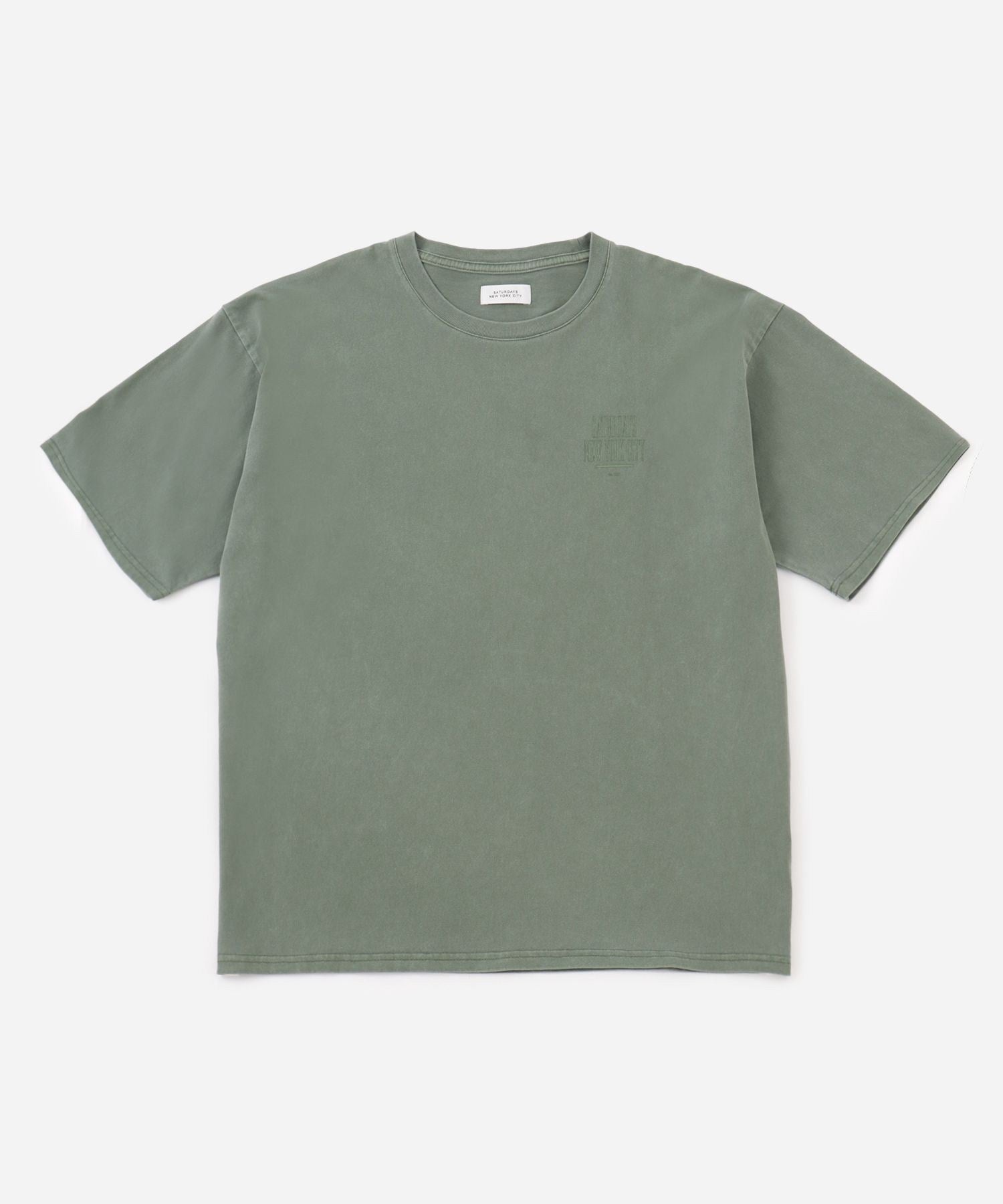 Slash Pigment Relax SS Tee | Saturdays NYC Japan
