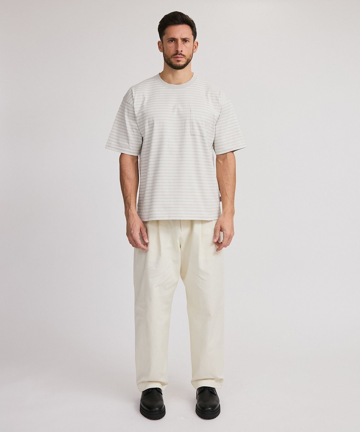 Multi Stripe Relax SS Tee
