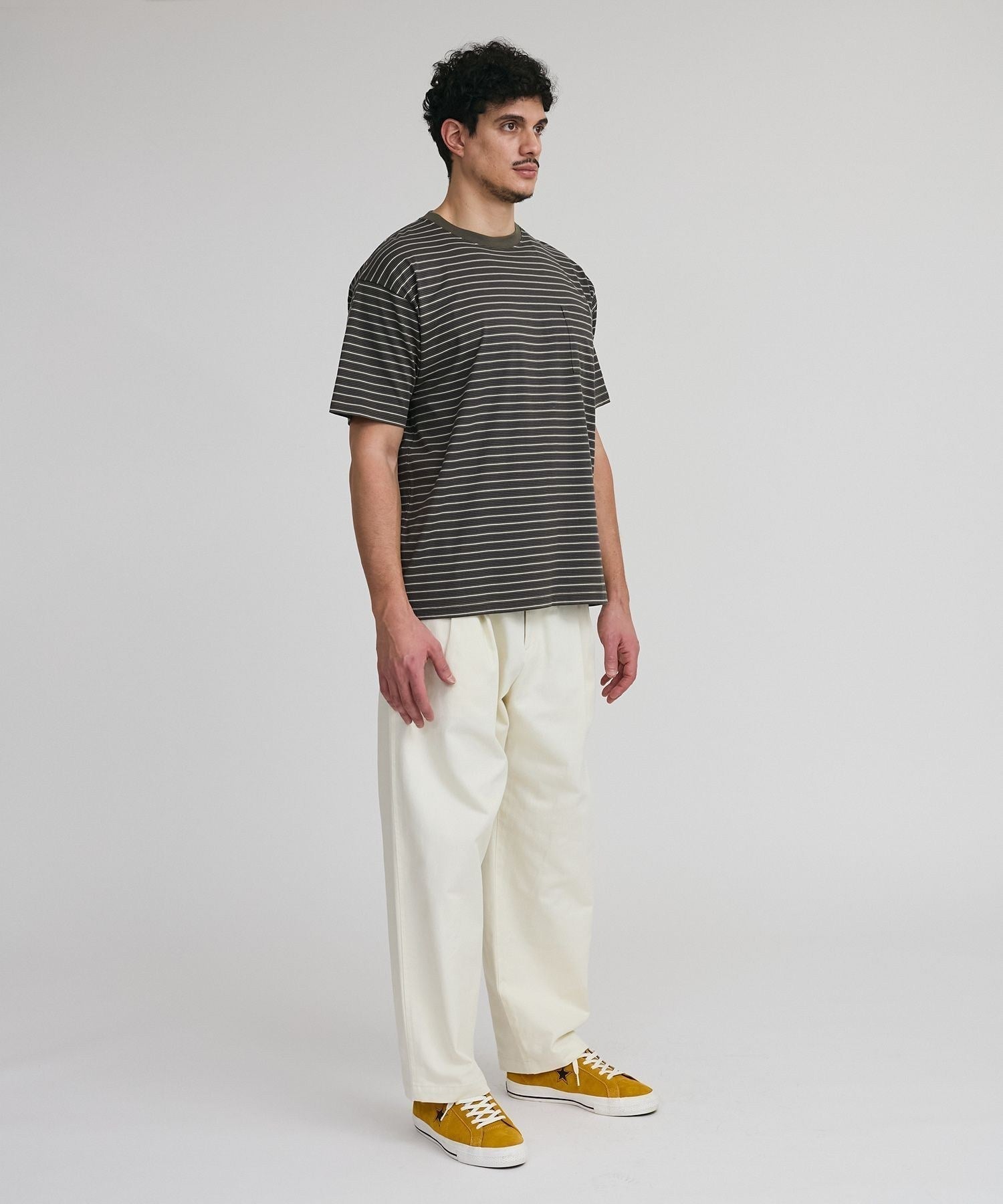 Multi Stripe Relax SS Tee