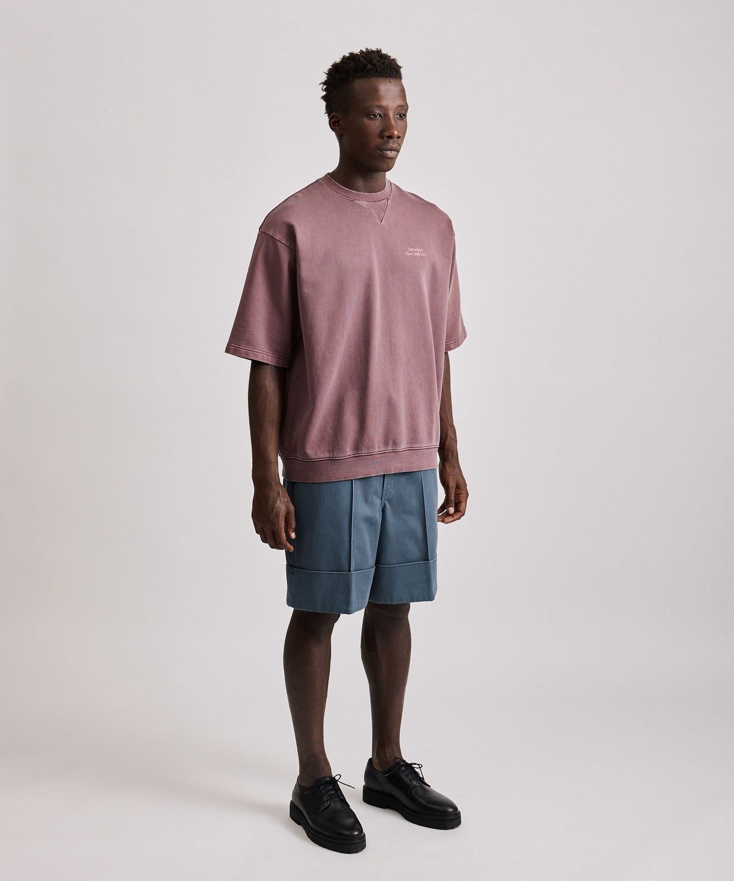 【ワイン（66）】Elliott Pigment Dye SS Sweat Elliott Pigment Dye SS Sweat | Saturdays NYC Japan