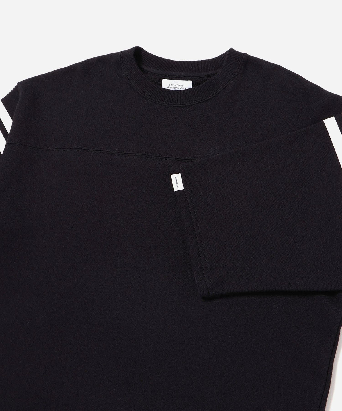 Striped Varsity 1/2 Sleeve Sweat
