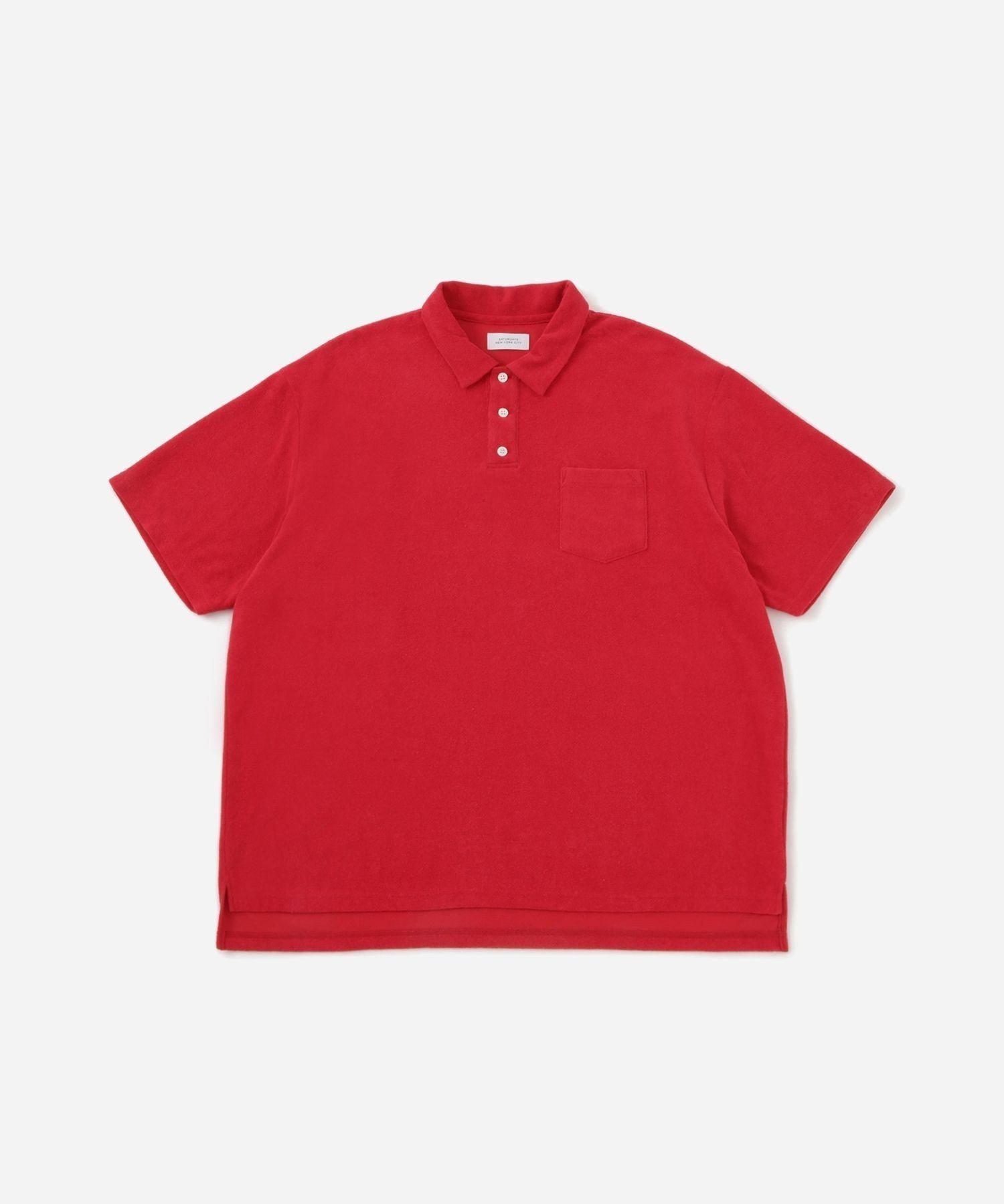 新品SaturdaysGolf SaturdaysNYC 半袖鹿の子ポロ/M 新品SaturdaysGolf SaturdaysNYC 半袖鹿の子ポロ/M 2023-A