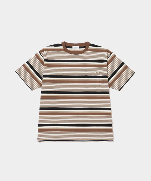 Border Stripe Relaxed SS Tee | Saturdays NYC Japan