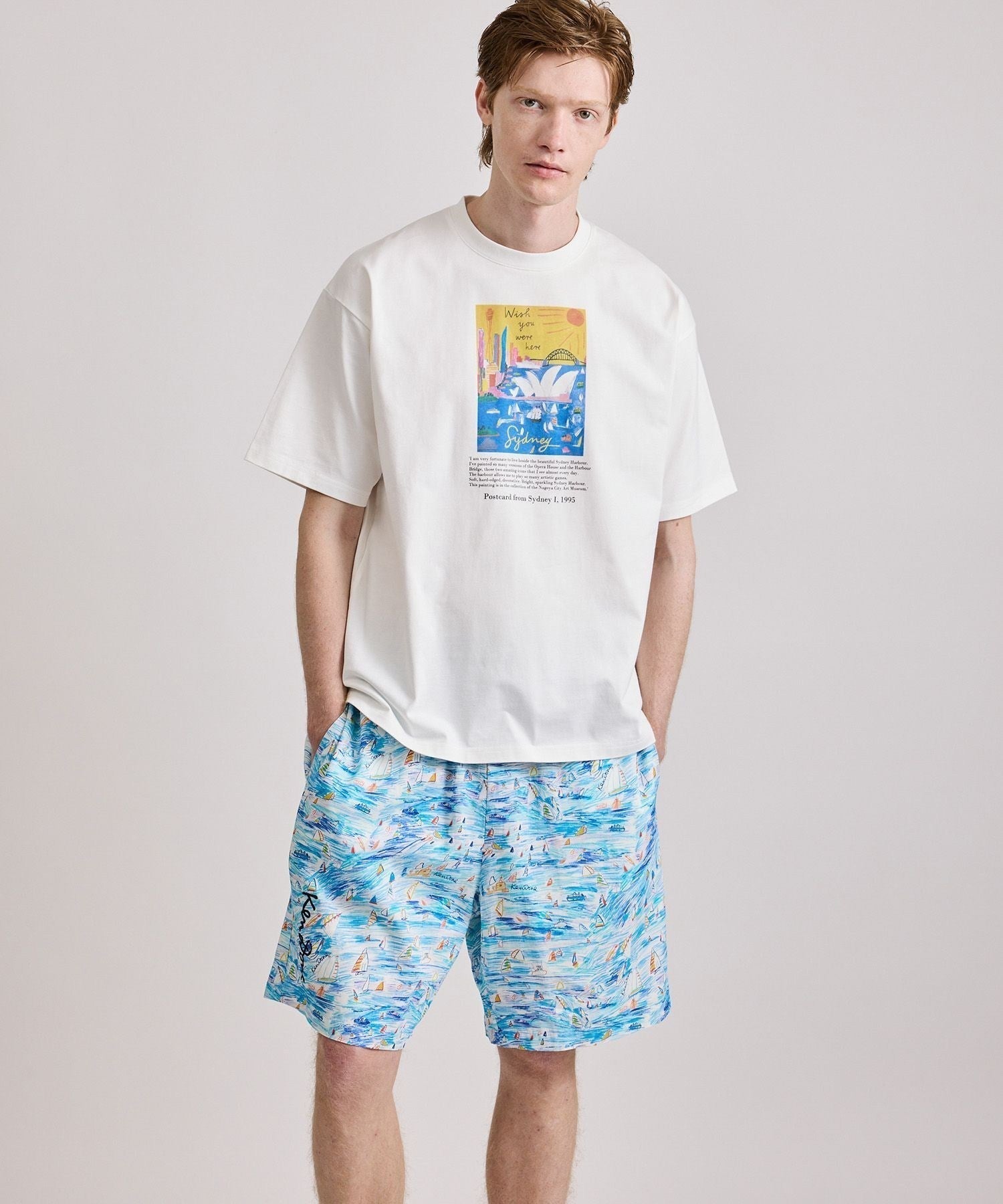 Ken Done アート印刷物 シドニー２枚と世界地図南極が上 Ken Done アート印刷物 シドニー2枚と世界地図南極が上