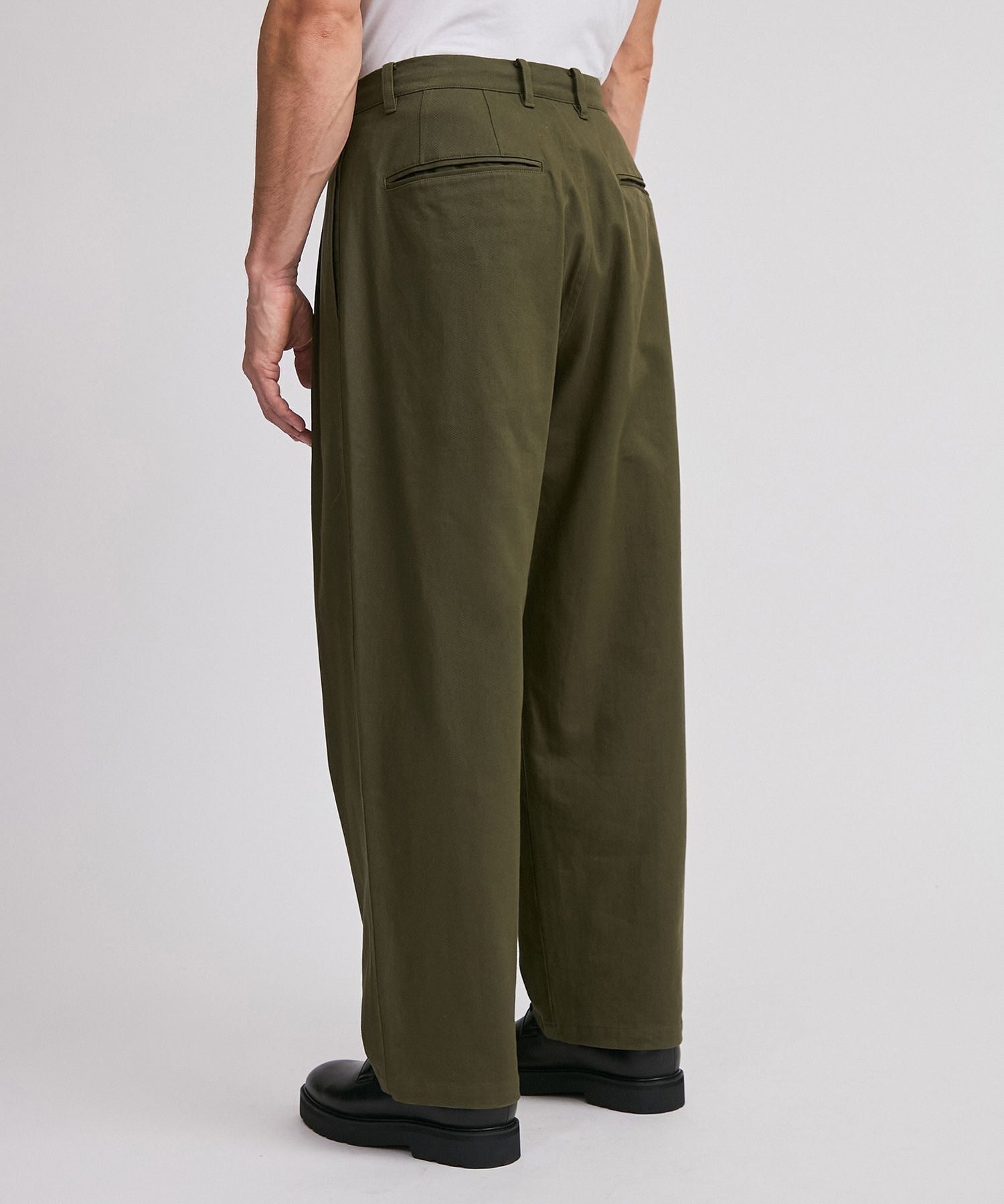 George Twill Wide Pant