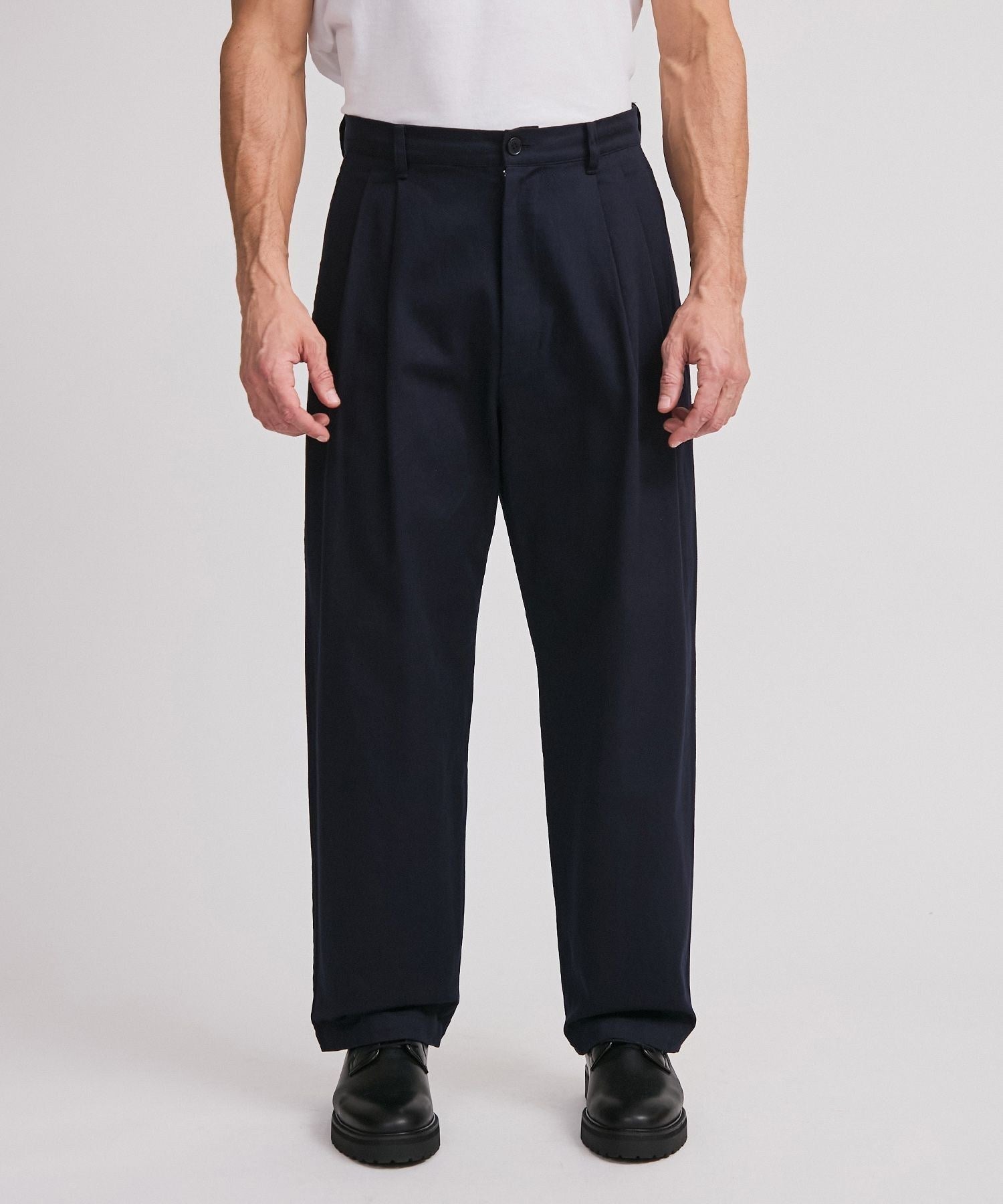 George Twill Wide Pant