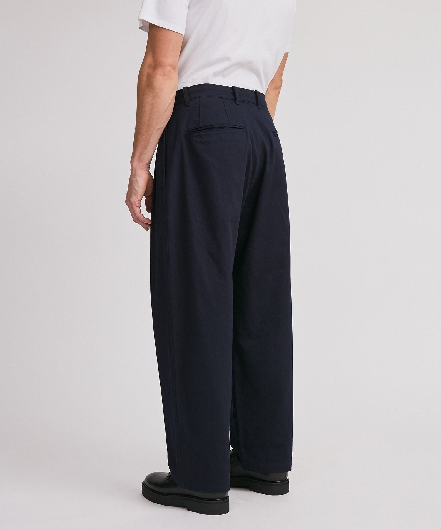 George Twill Wide Pant