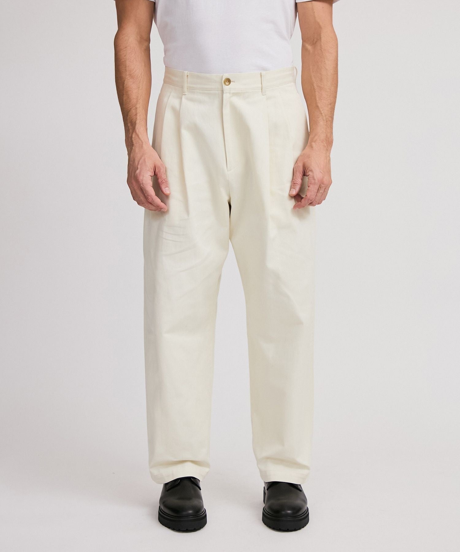 George Twill Wide Pant