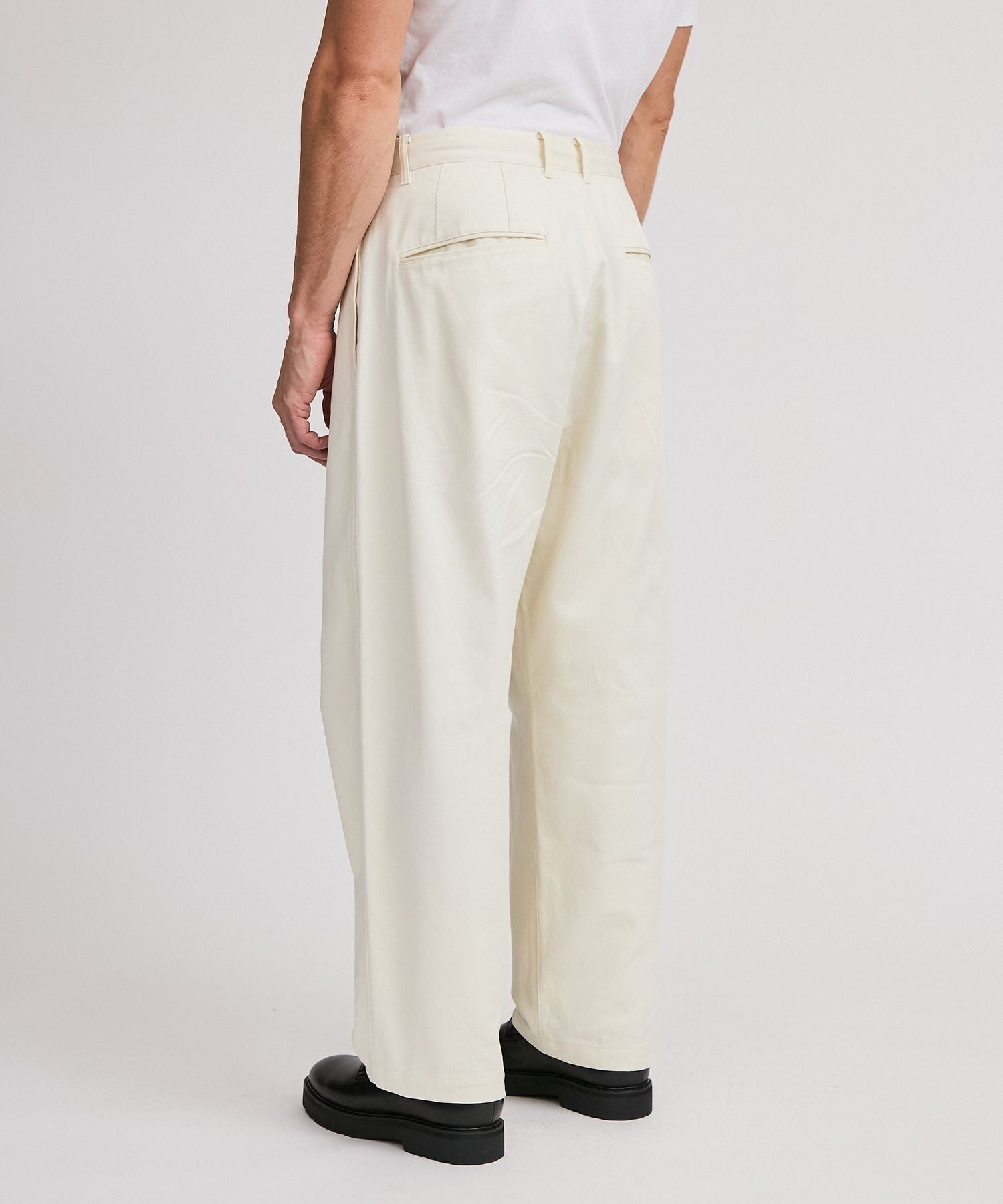 George Twill Wide Pant