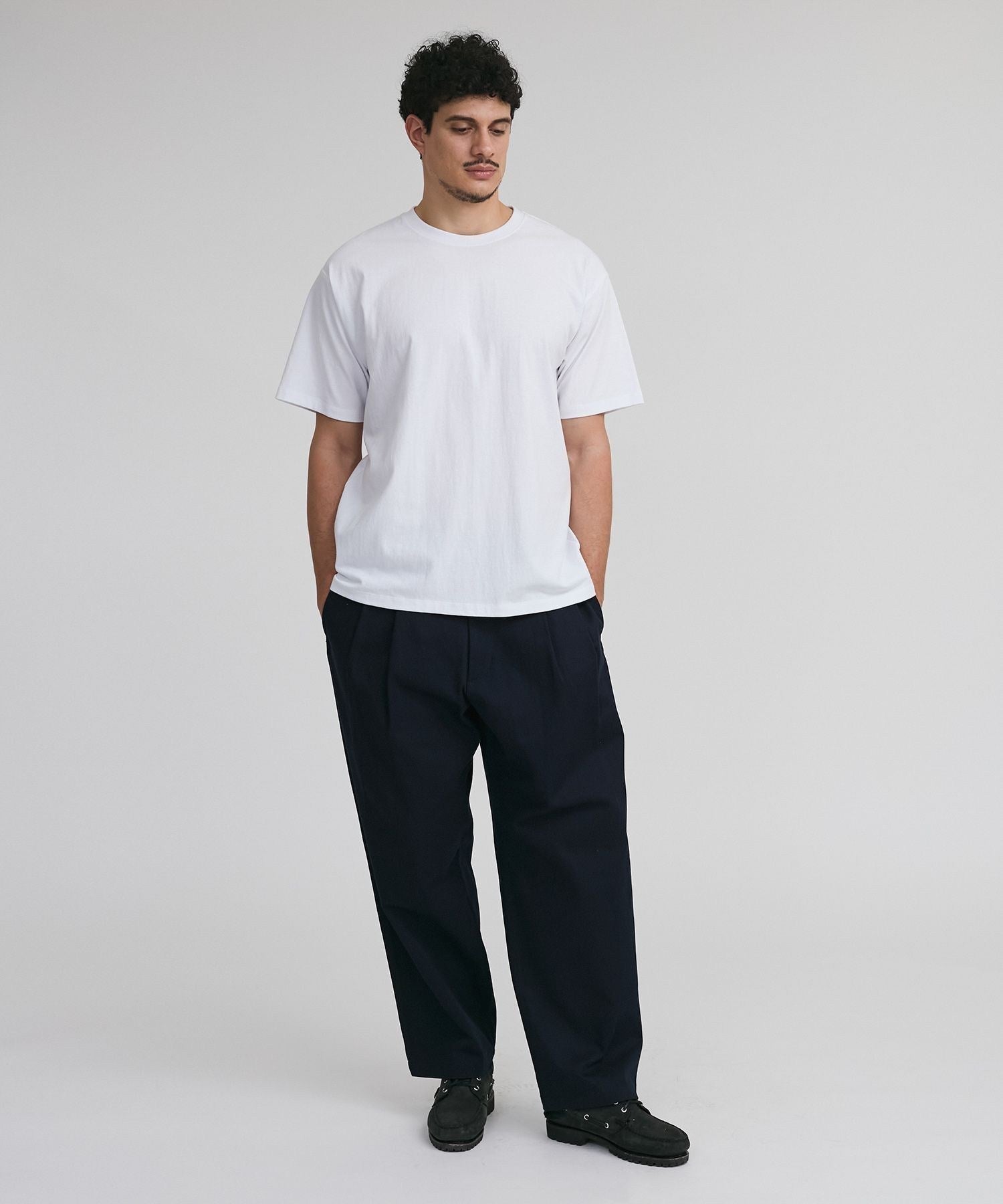 George Twill Wide Pant