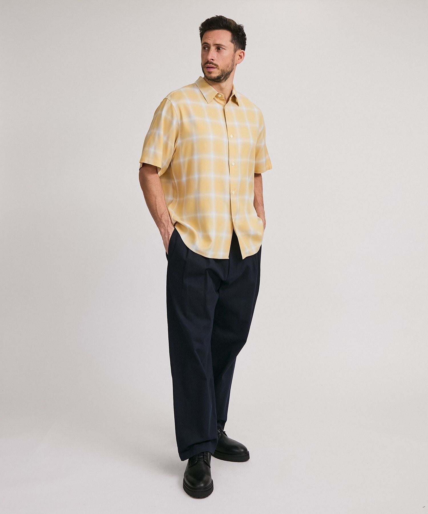 George Twill Wide Pant