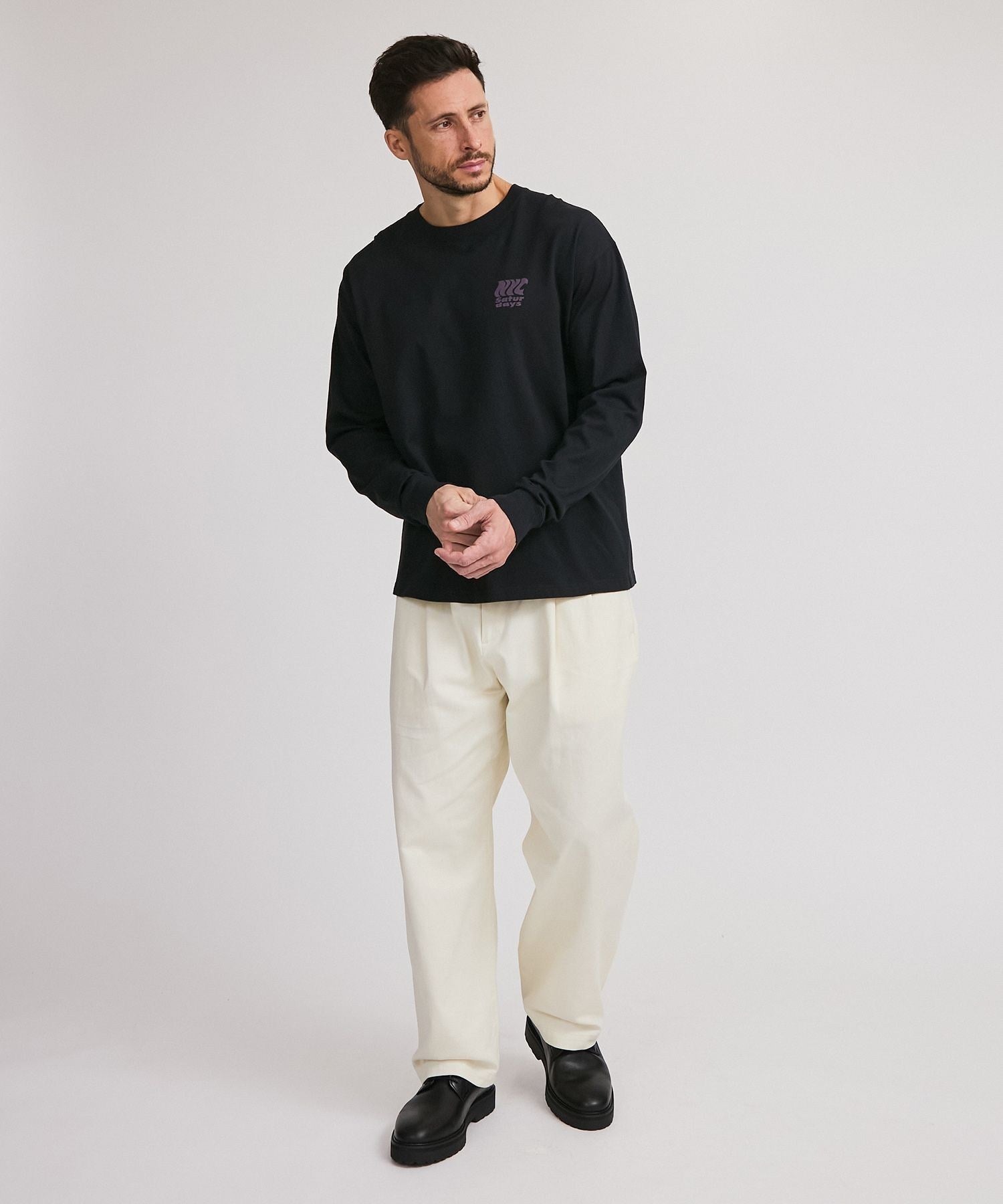 George Twill Wide Pant