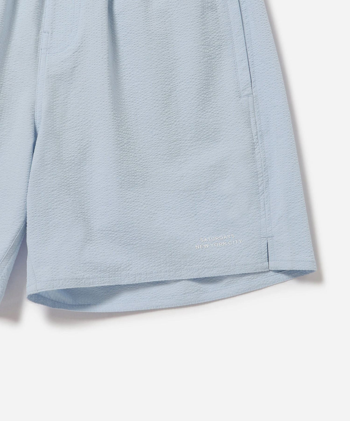 Timothy Seersucker Stripe Swim Short