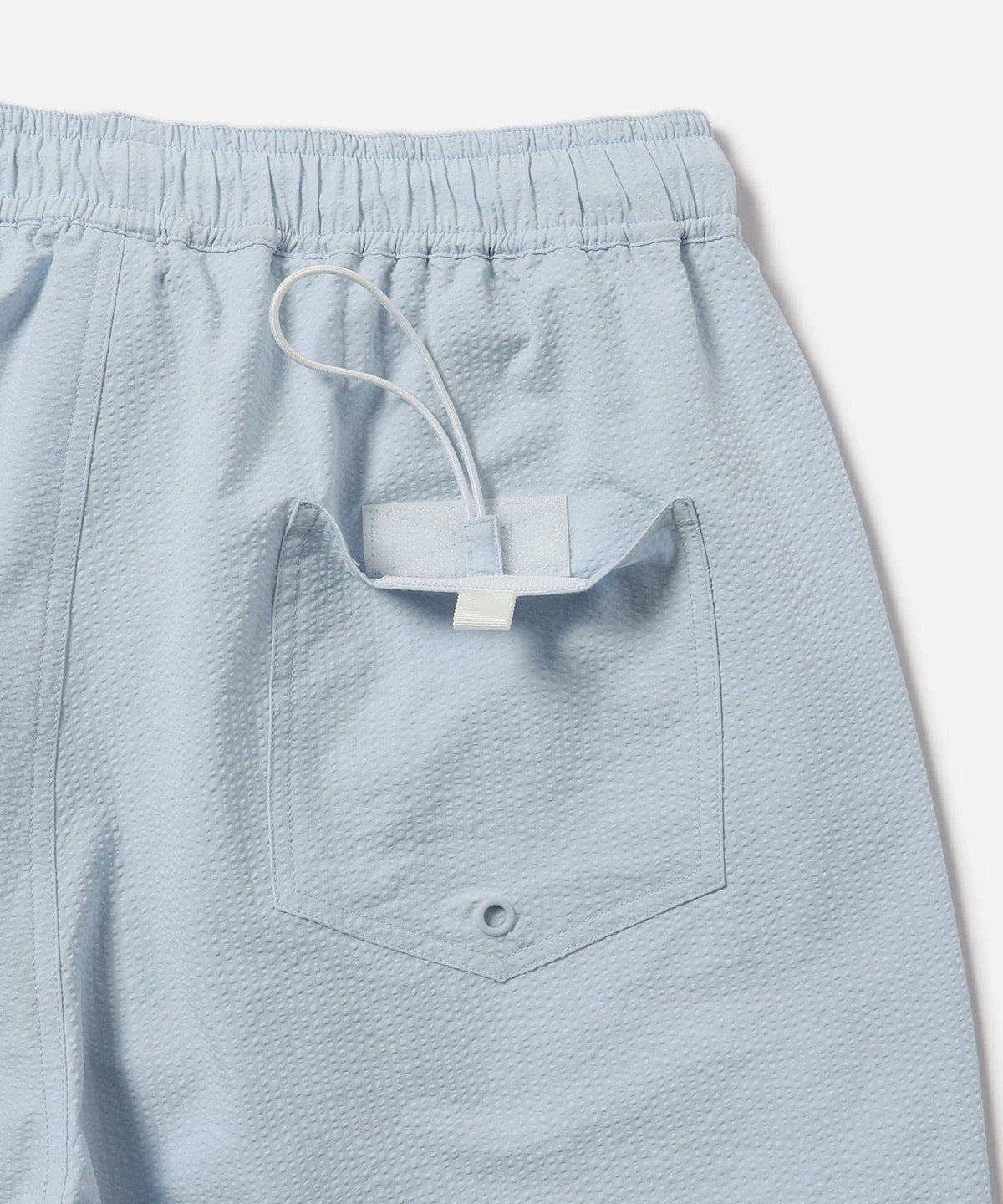 Timothy Seersucker Stripe Swim Short