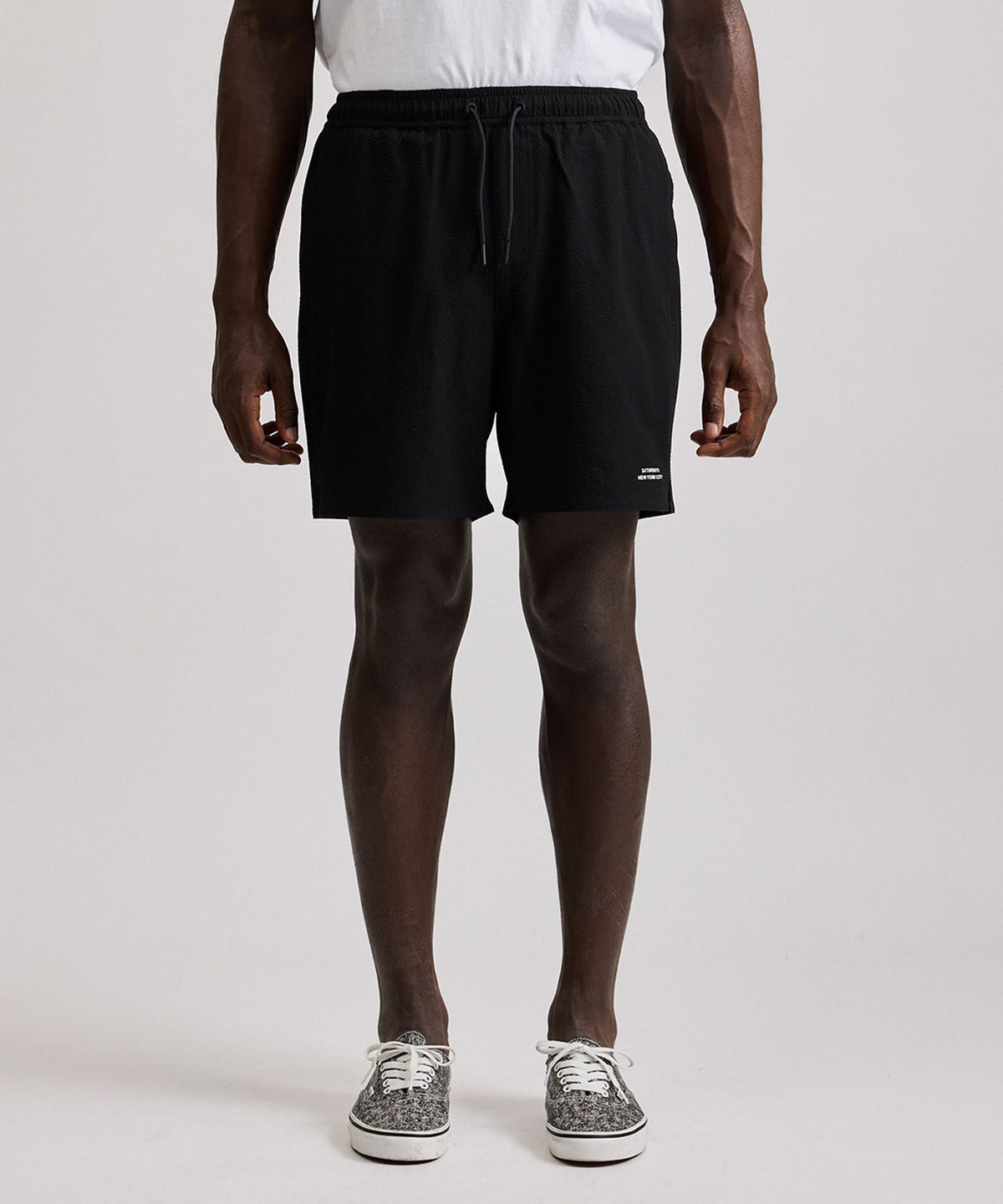 Timothy Seersucker Stripe Swim Short