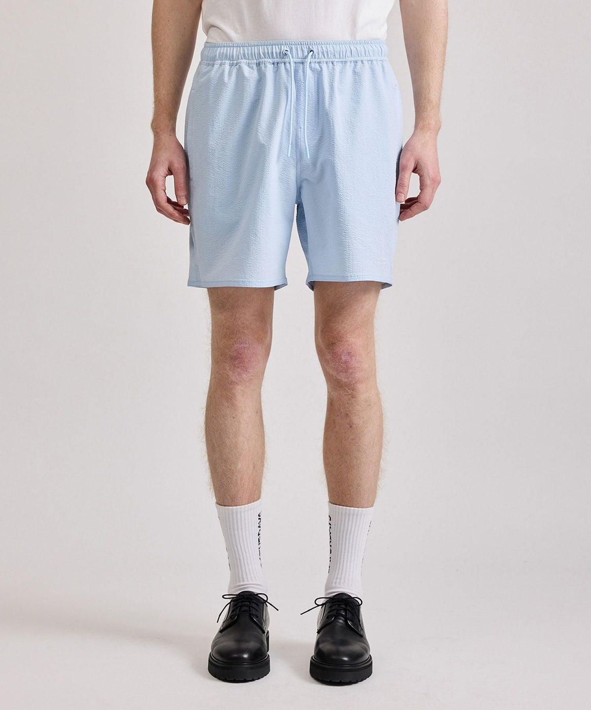 Timothy Seersucker Stripe Swim Short