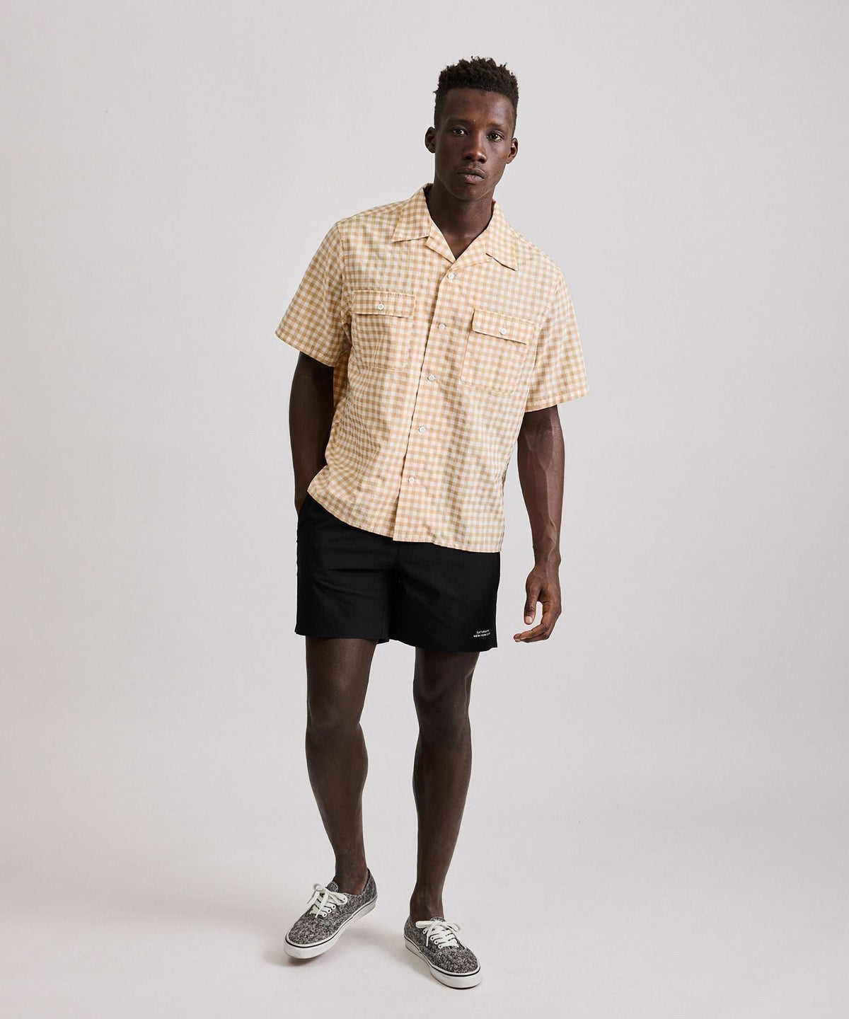 Timothy Seersucker Stripe Swim Short