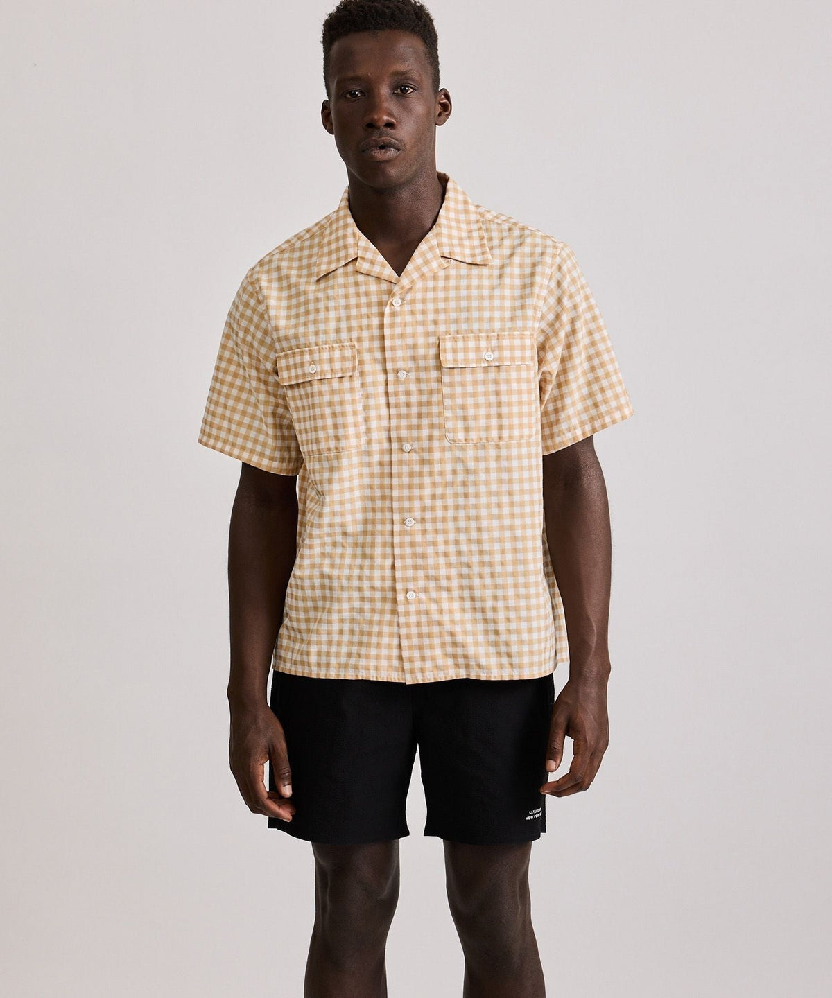 Timothy Seersucker Stripe Swim Short