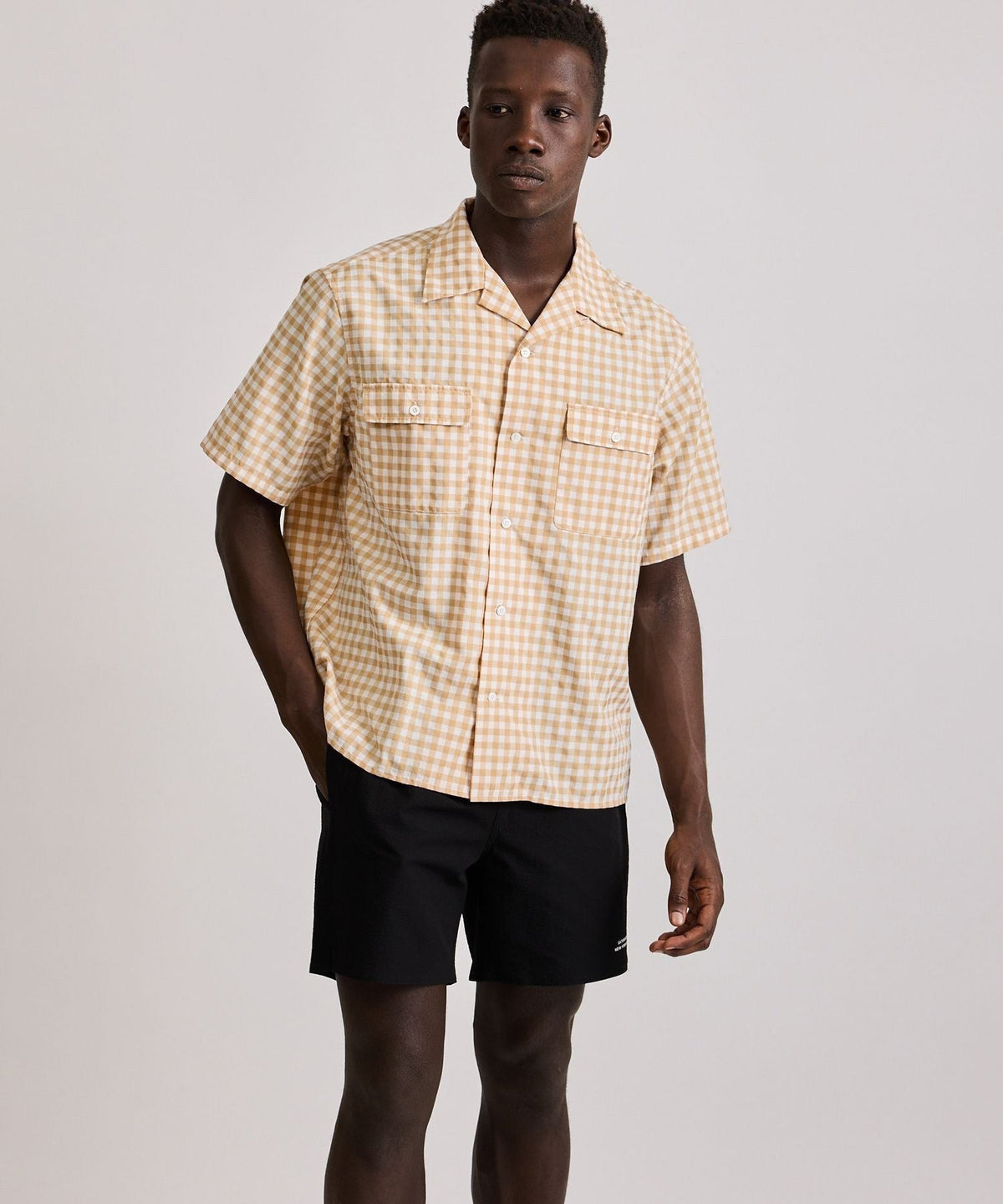 Timothy Seersucker Stripe Swim Short