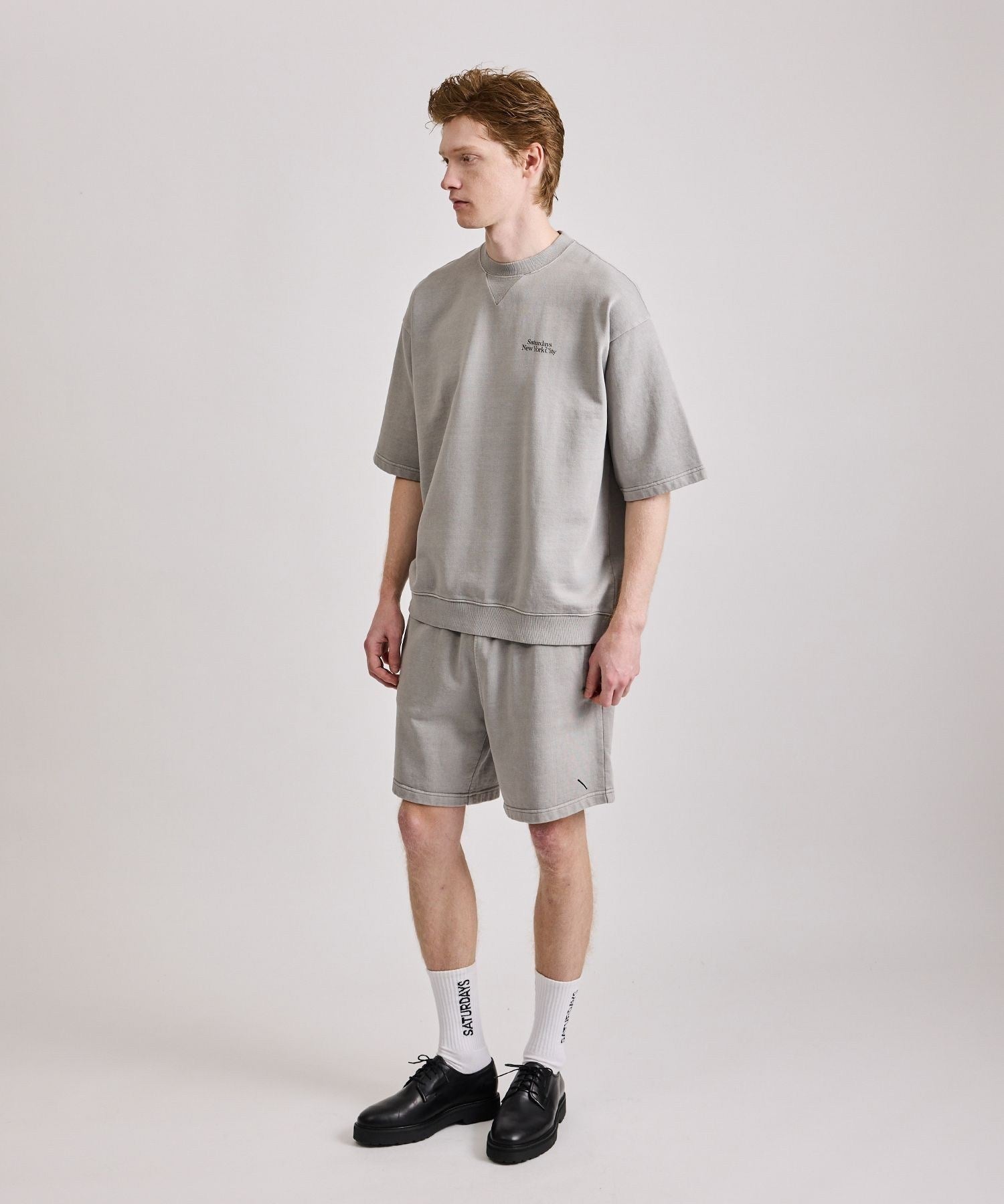 23ss PIGMENT DYE SWEAT SHORTS fcrb Ｌ Austin Pigment Dyed Sweat Short | Saturdays NYC