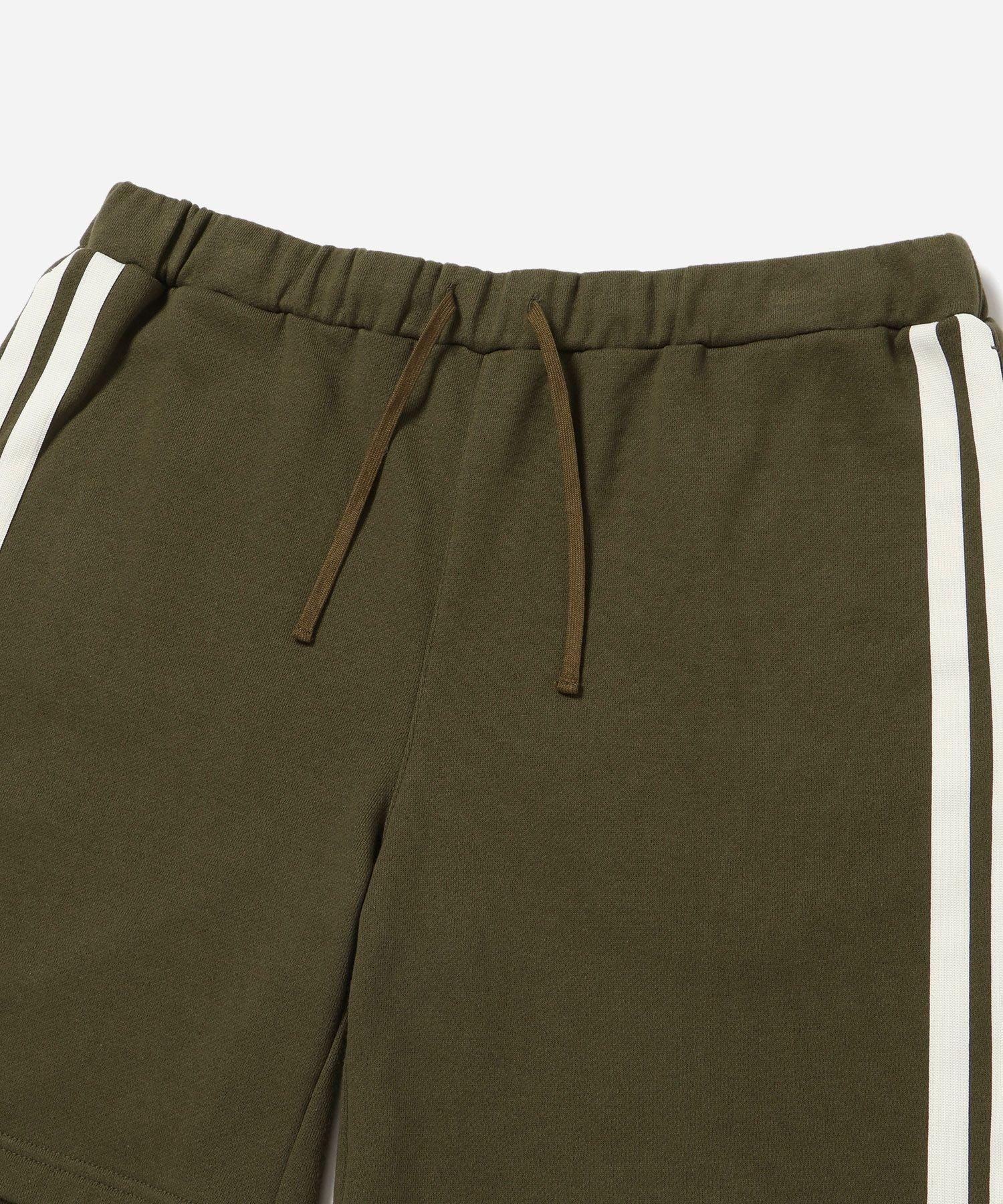 Varsity Striped Sweat Shorts