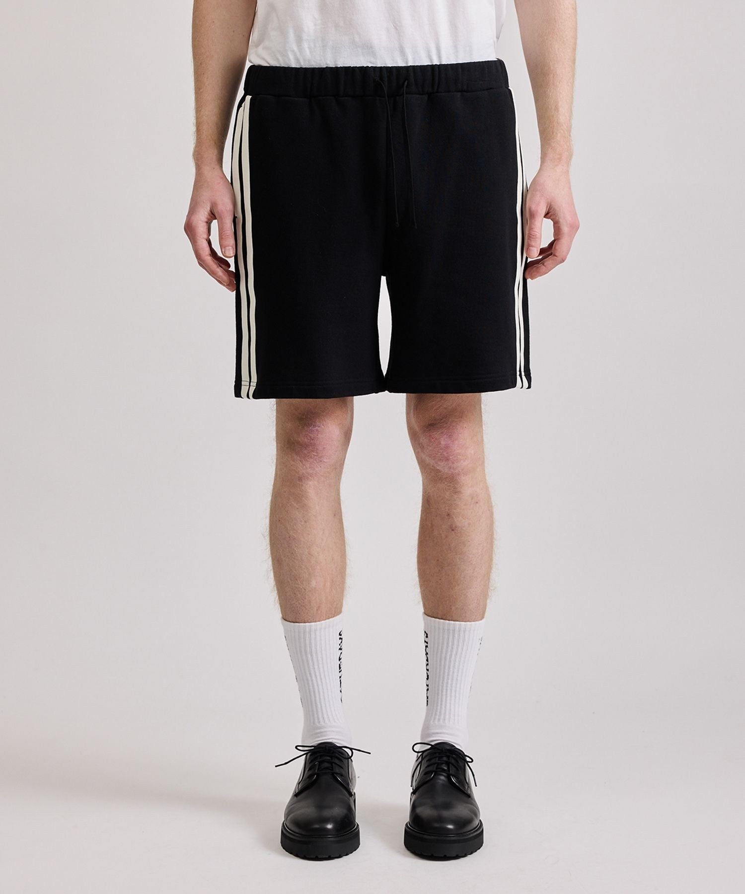 Varsity Striped Sweat Shorts