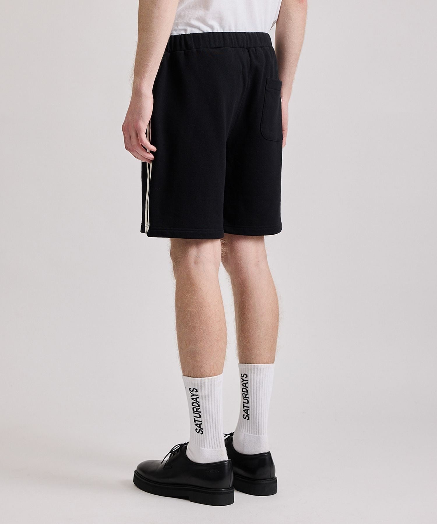 Varsity Striped Sweat Shorts